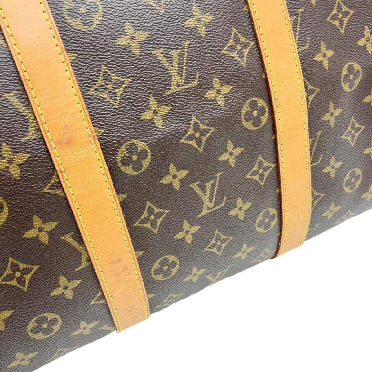 Louis Vuitton Monogram Brown Monogram Boston Bag Shoulder Bag (Pre-Owned)