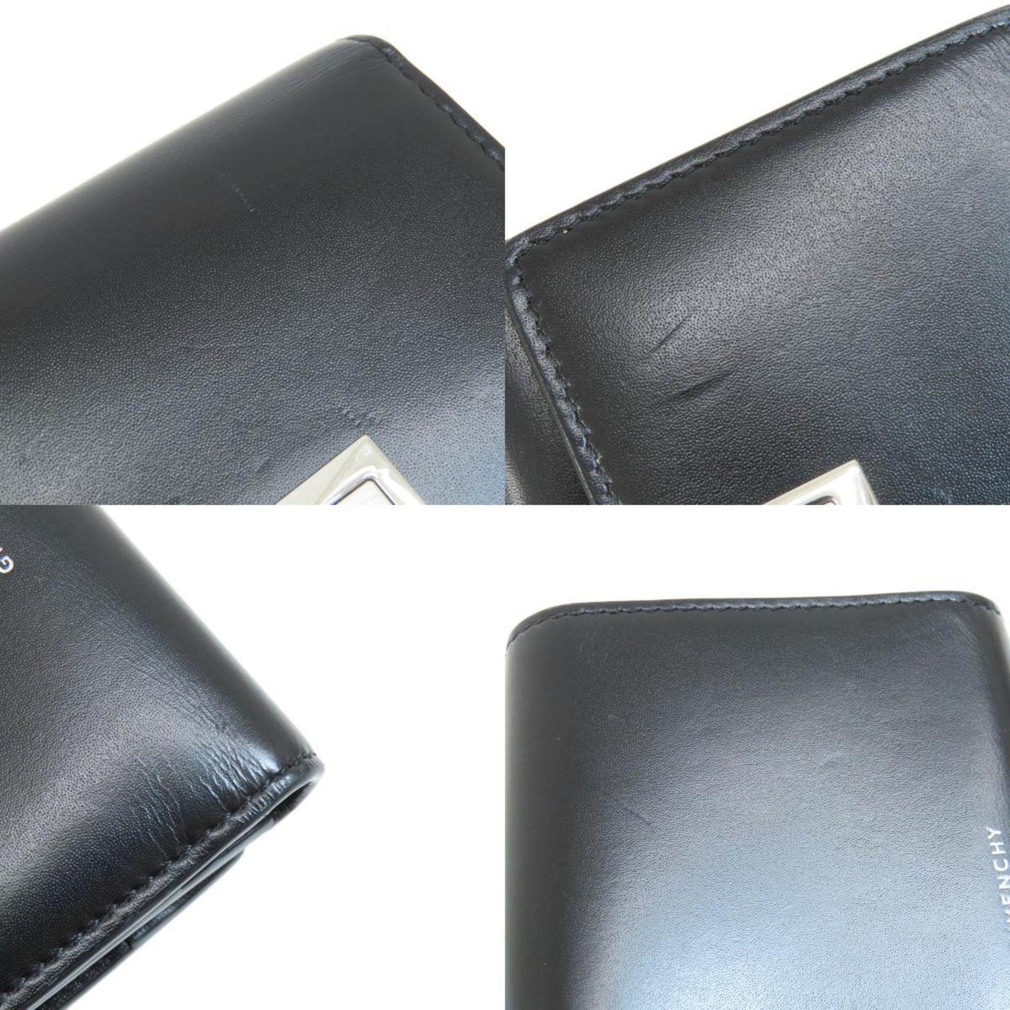 Givenchy Black Leather Wallet (Tri-Fold) (Pre-Owned)