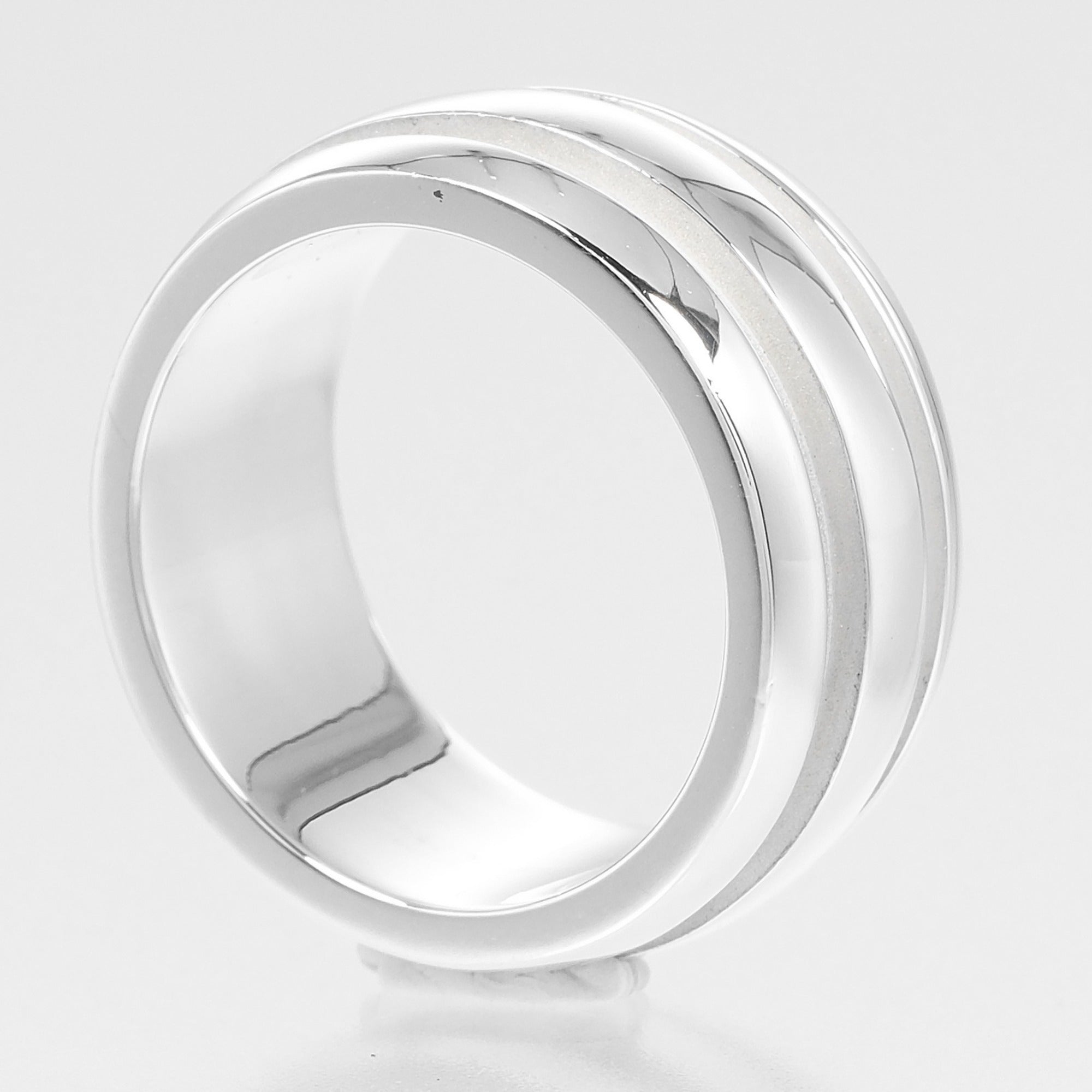 Tiffany Silver Silver 925 Band Ring (Pre-Owned)