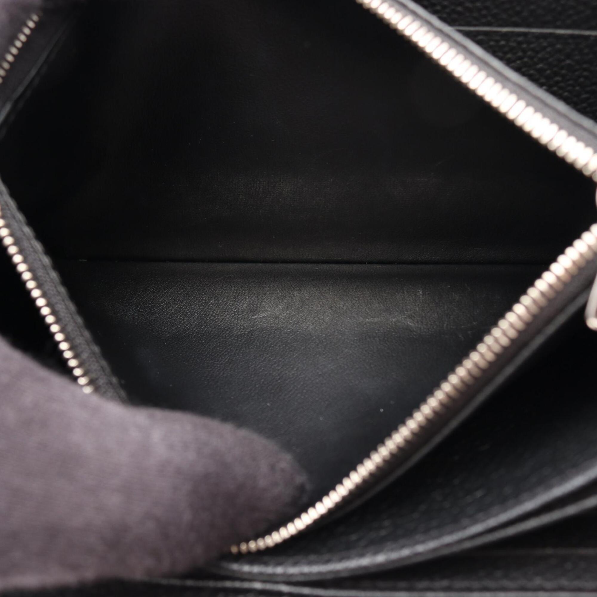Louis Vuitton Black Noir White Monogram Empreinte Leather Long Wallet (Bi-Fold) (Pre-Owned)