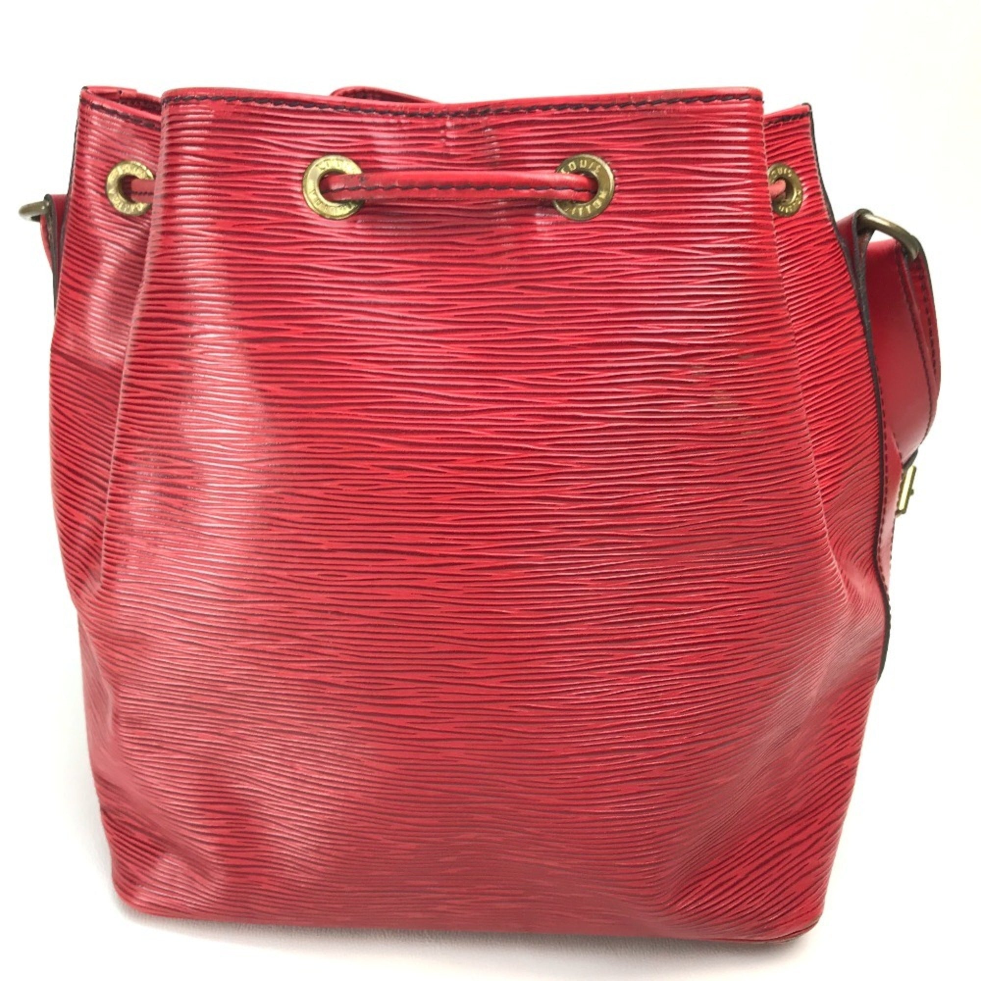 Louis Vuitton Castilian Red Red Color Epi Leather Shoulder Bag (Pre-Owned)