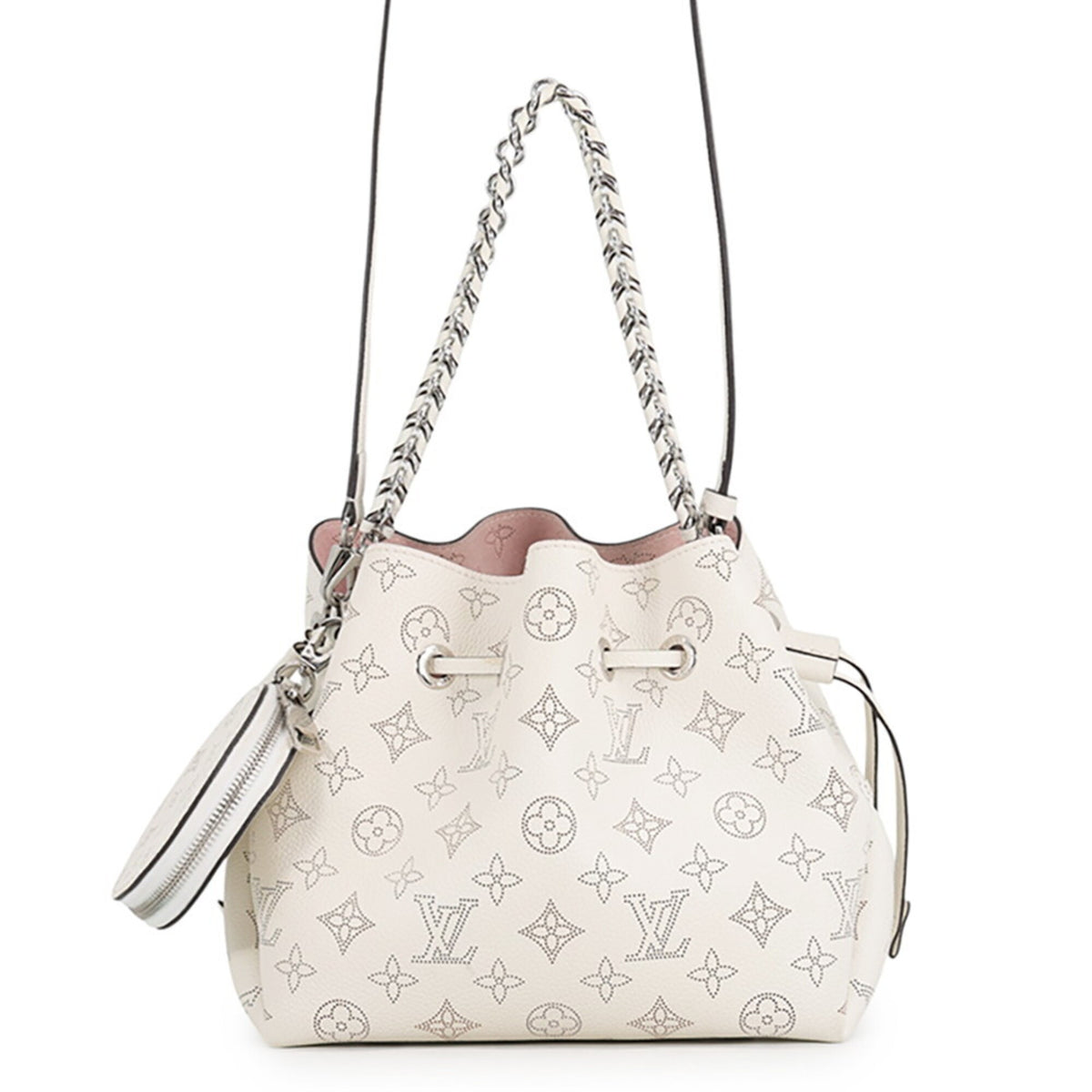 Louis Vuitton Mahina Pink Mahina Leather Handbag Shoulder Bag (Pre-Owned)