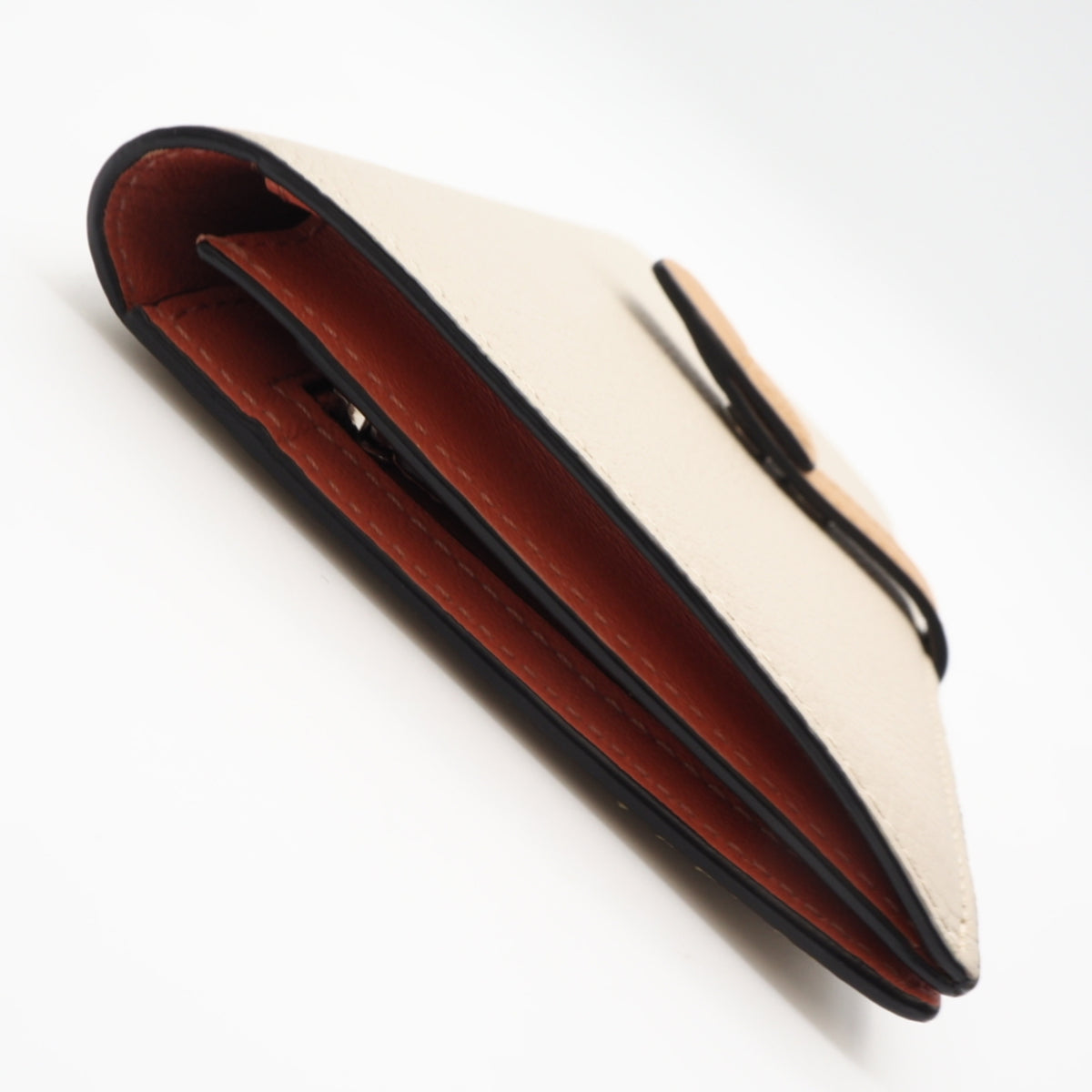 Loewe Beige Brown Orange Long Wallet (Bi-Fold) (Pre-Owned)