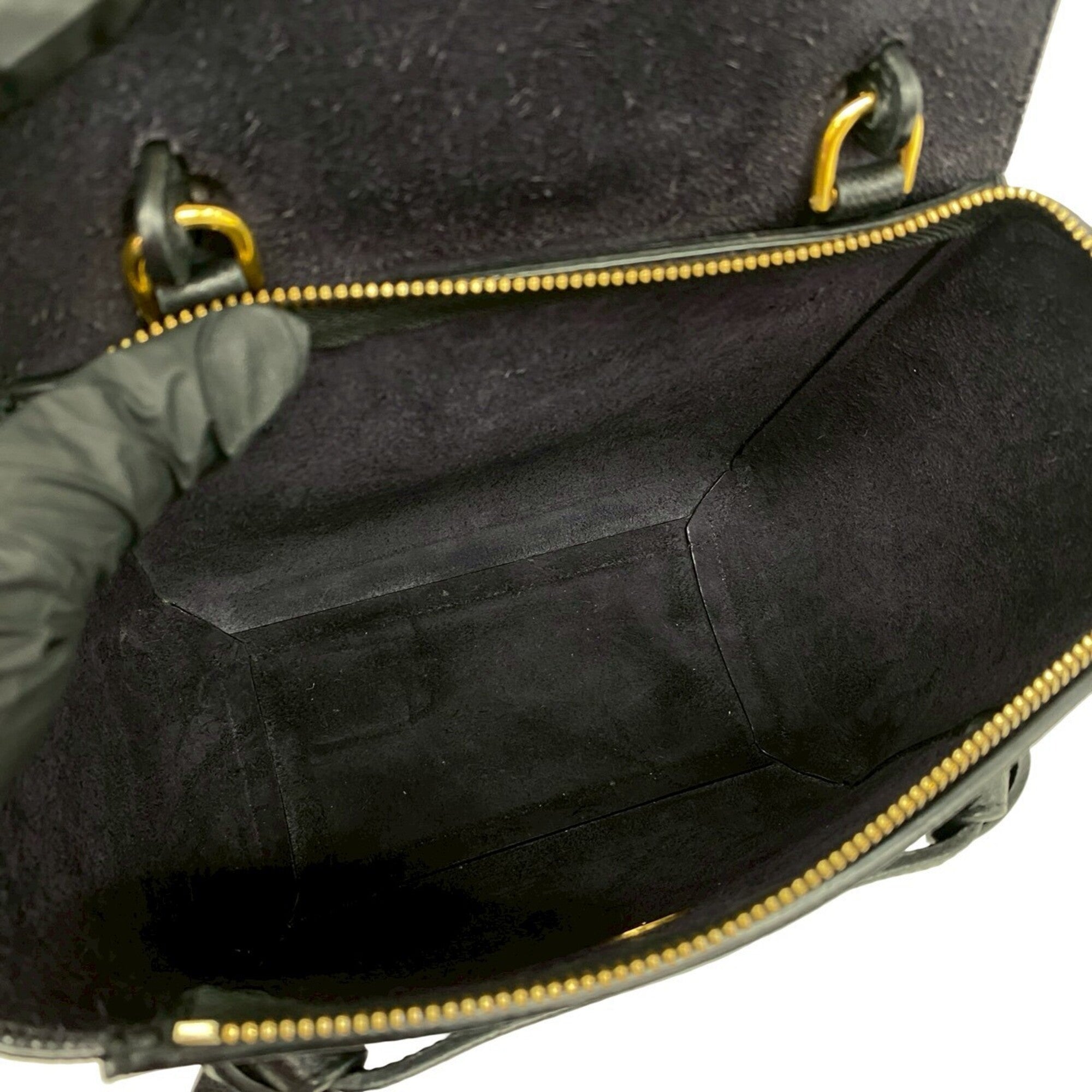 Celine Black Leather Handbag Shoulder Bag (Pre-Owned)
