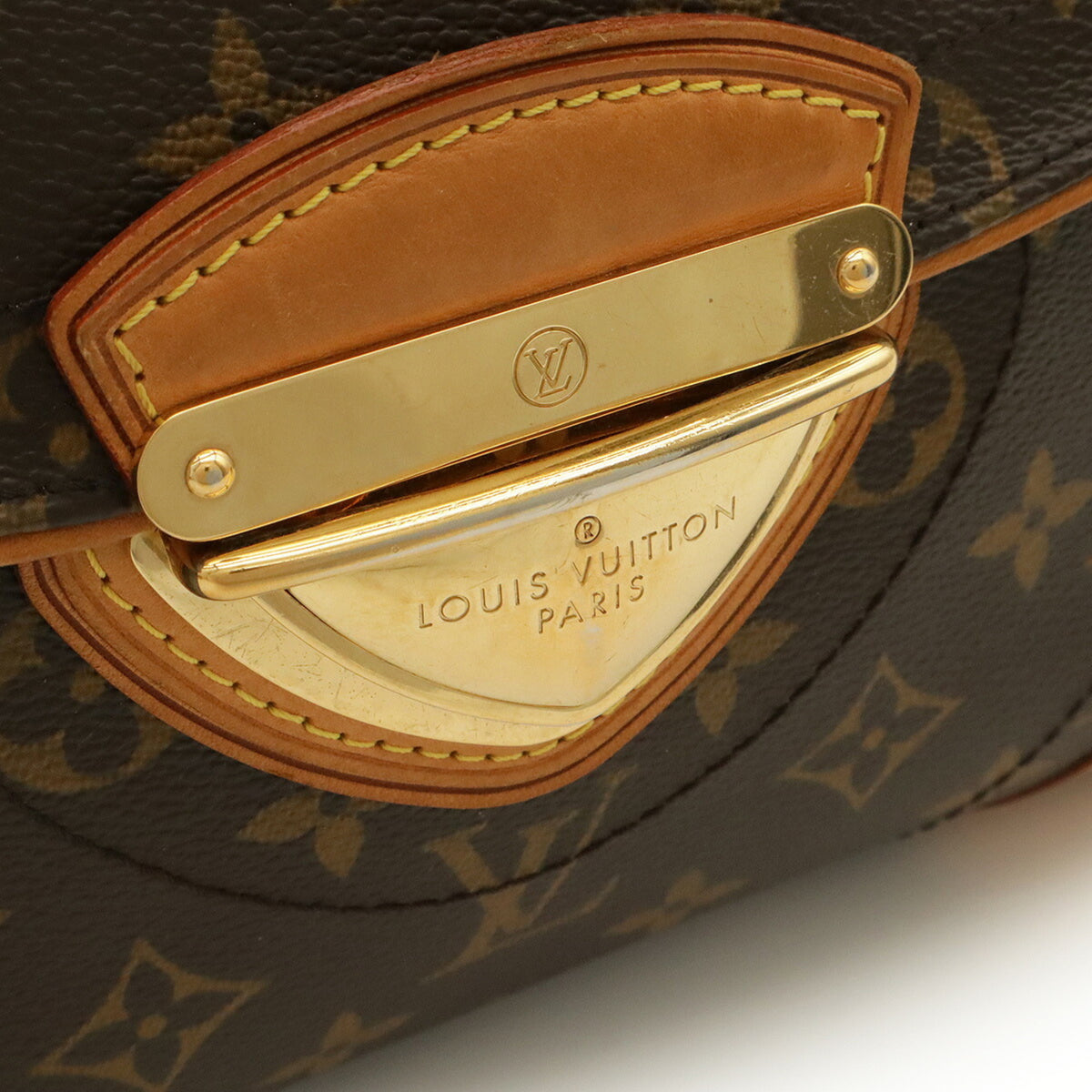 Louis Vuitton Brown Monogram Canvas Handbag Shoulder Bag (Pre-Owned)