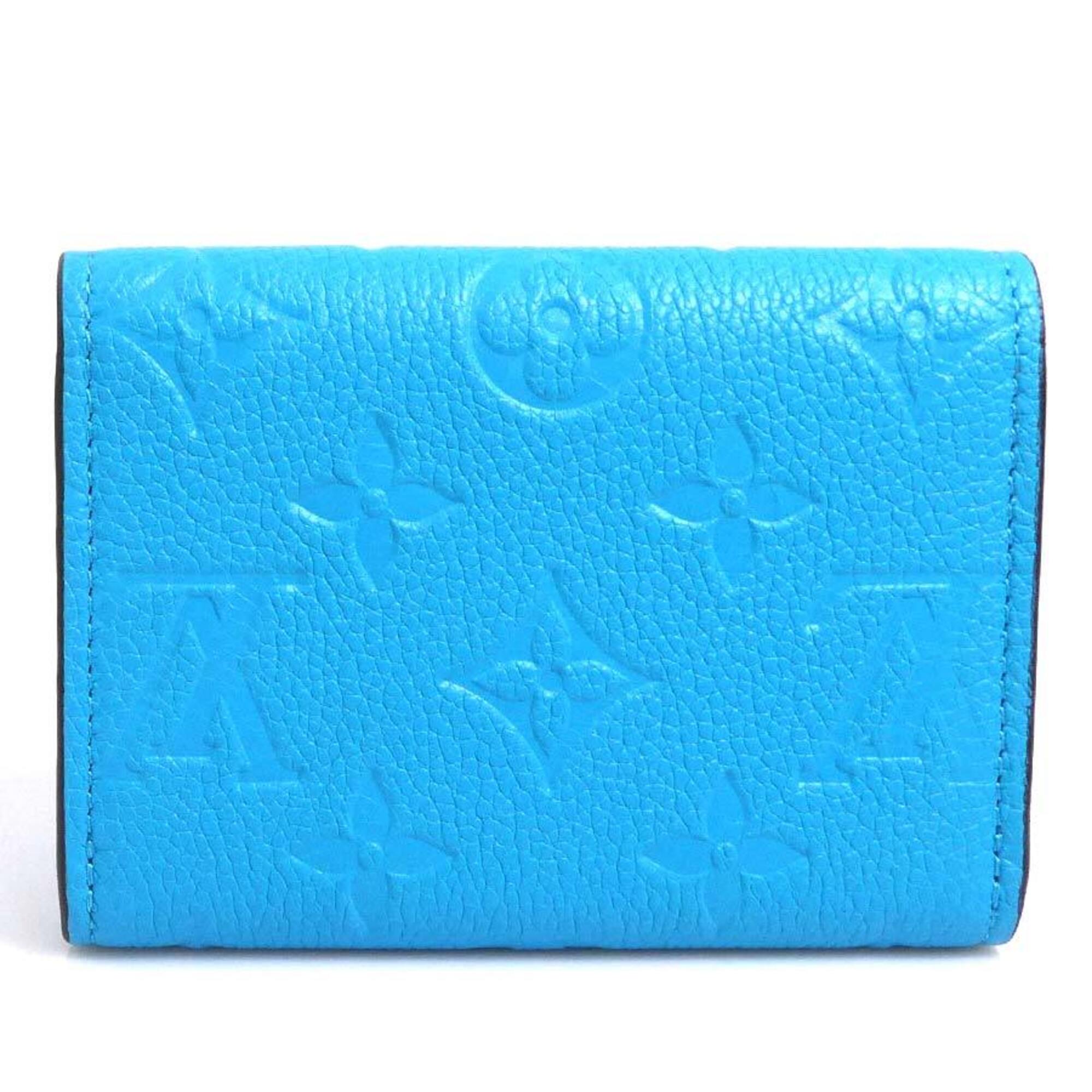 Louis Vuitton Turquoise Monogram Empreinte Coin Purse/Coin Case (Pre-Owned)