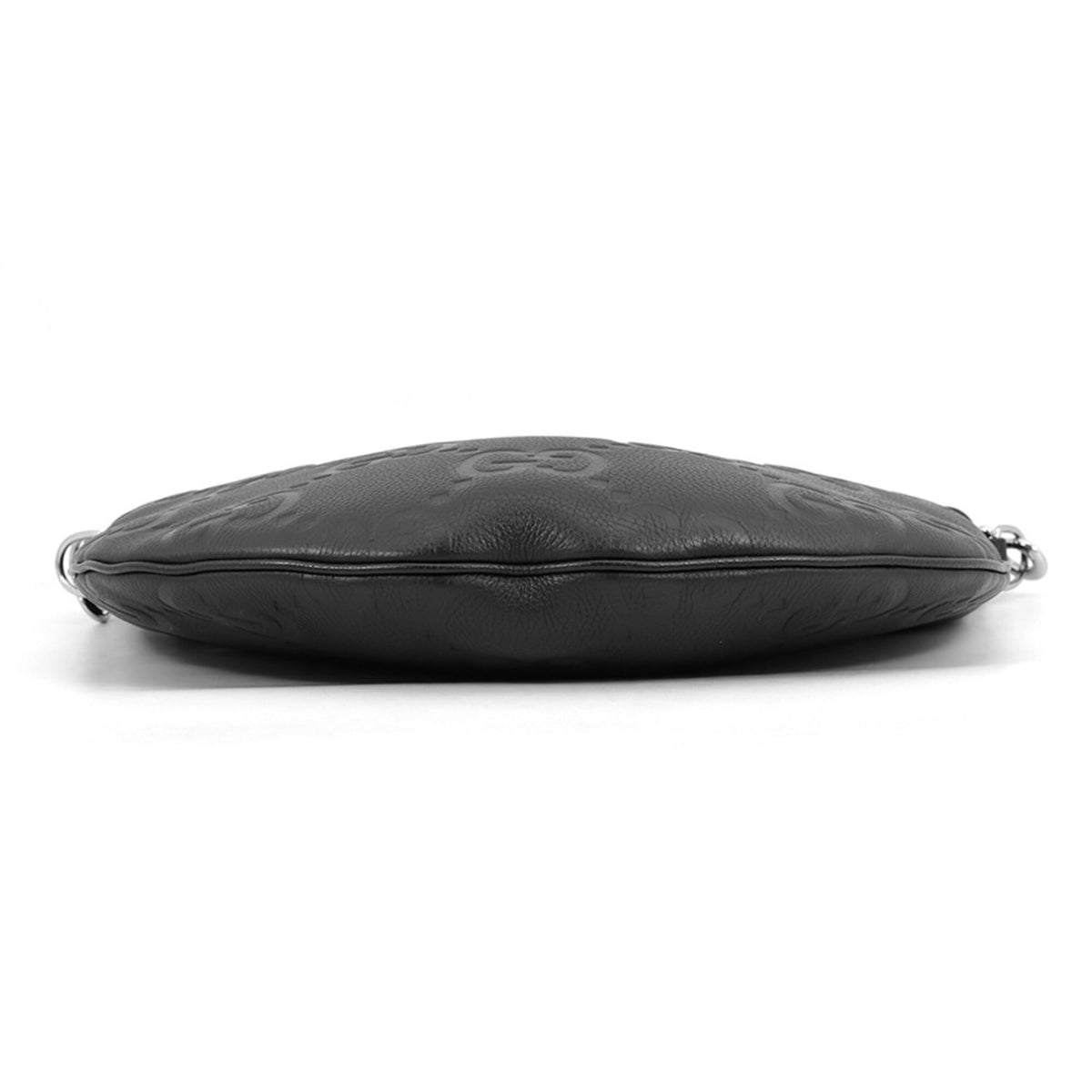 Gucci Sherry Line Black Leather Shoulder Bag (Pre-Owned)