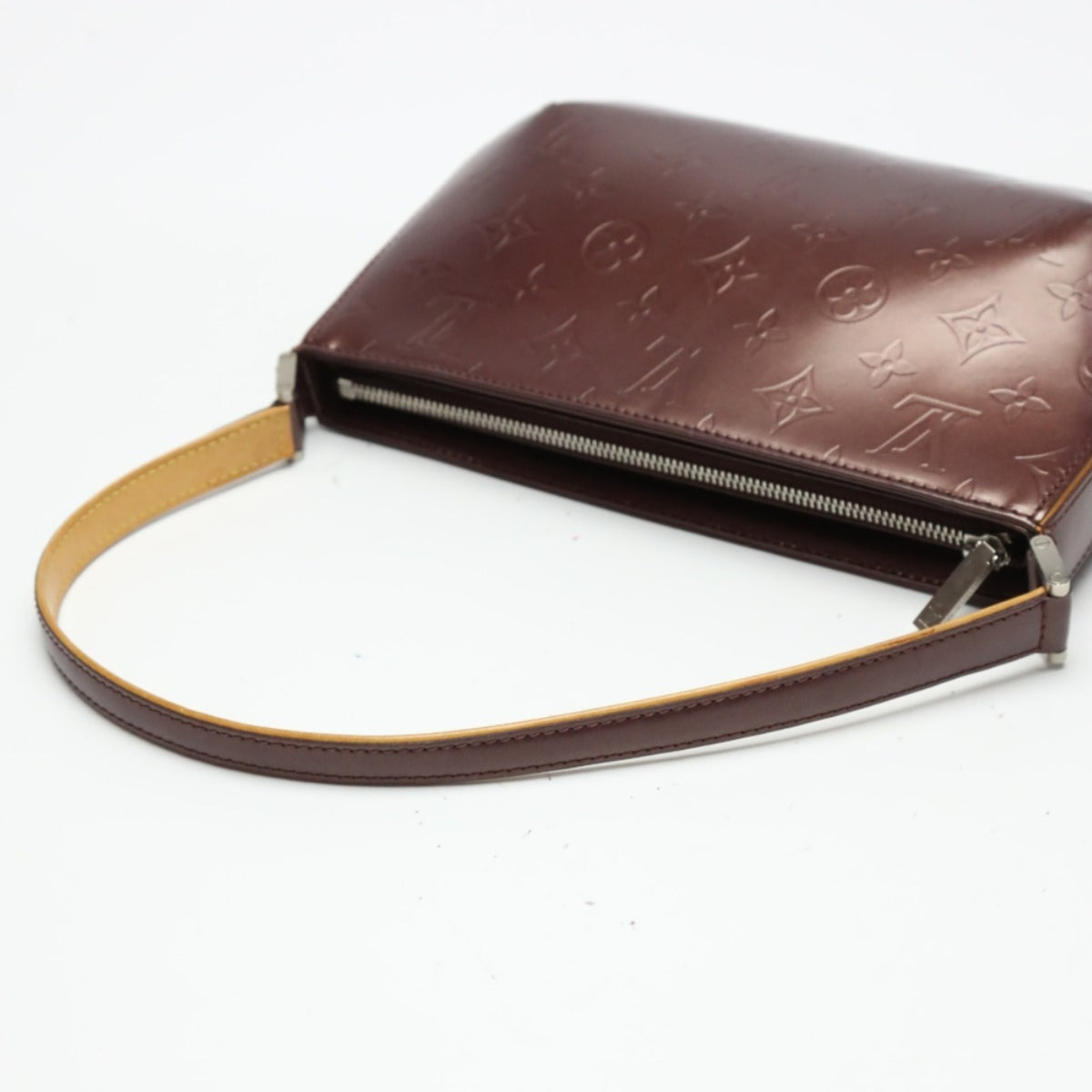 Louis Vuitton Monogram Red Color Violet Monogram Mat Handbag (Pre-Owned)