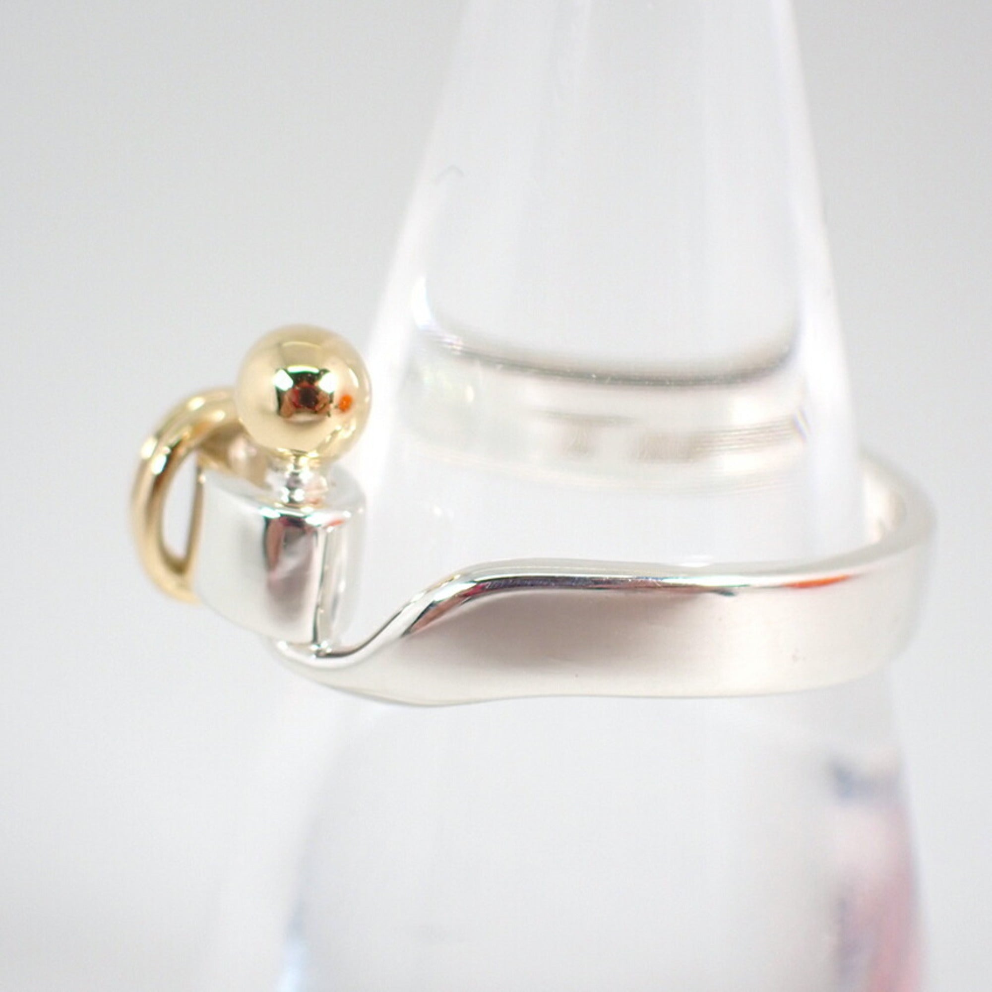 Tiffany Yellow Gold (18K) Sterling Silver 925 Band Ring (Pre-Owned)
