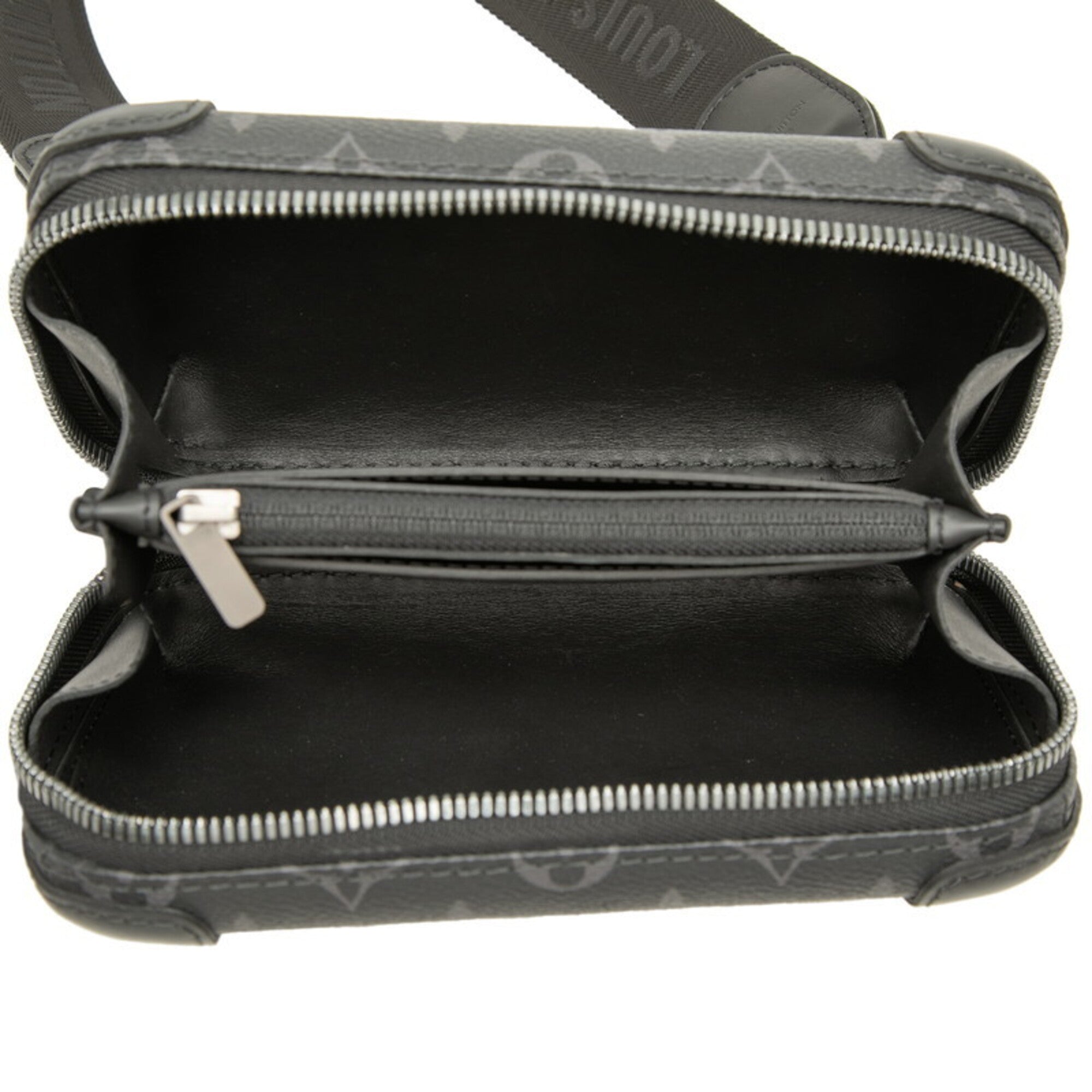 Louis Vuitton Black Pvc Leather Shoulder Bag (Pre-Owned)