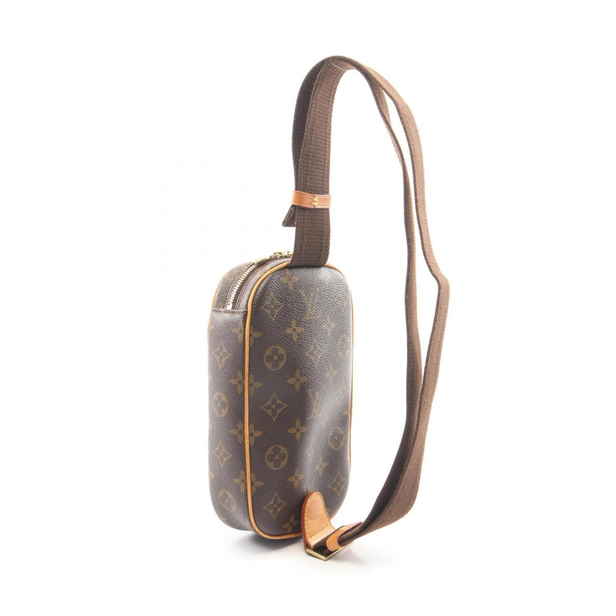 Louis Vuitton Brown Monogram Monogram Leather Fanny Pack Sling Bag (Pre-Owned)