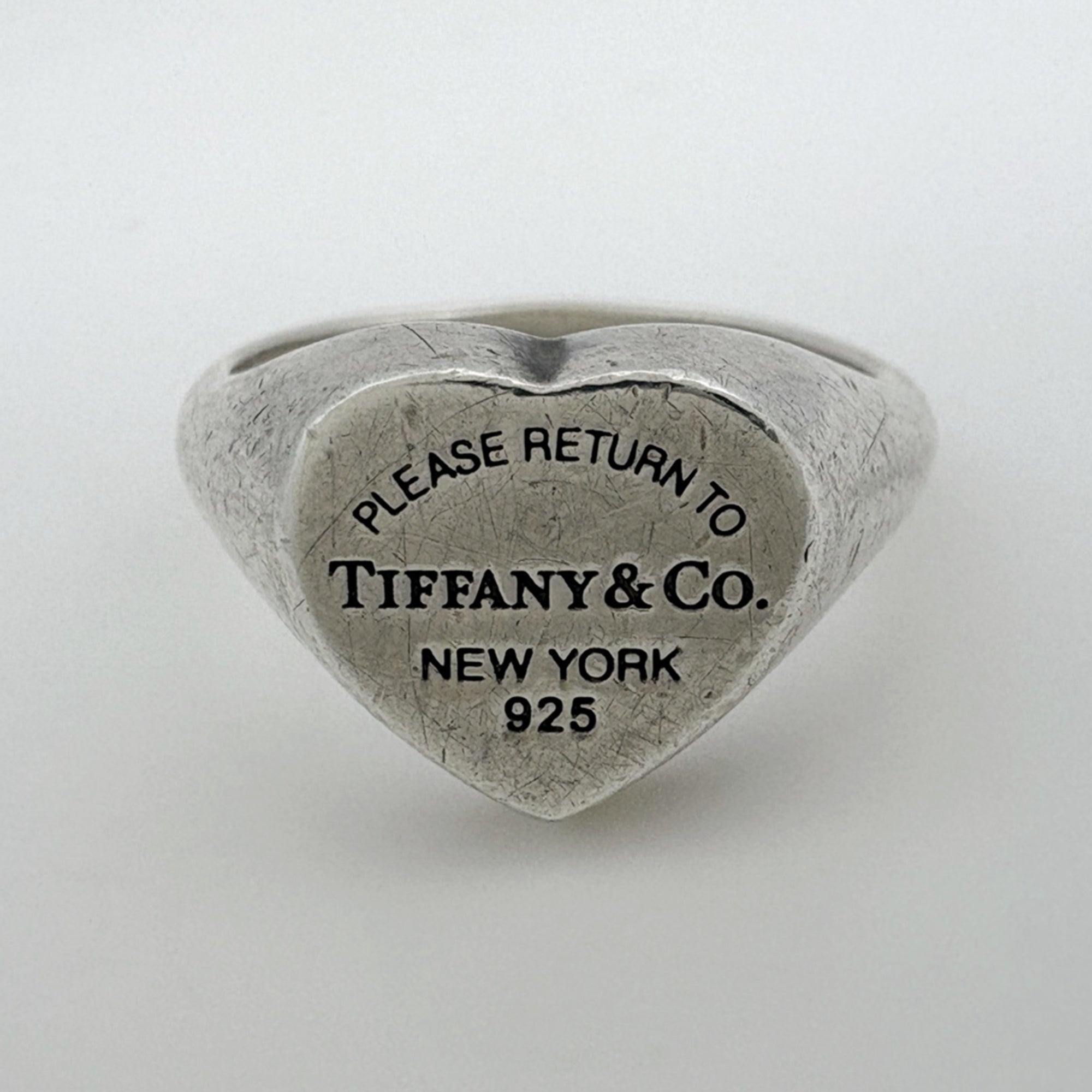 Tiffany Silver 925 Band Ring (Pre-Owned)