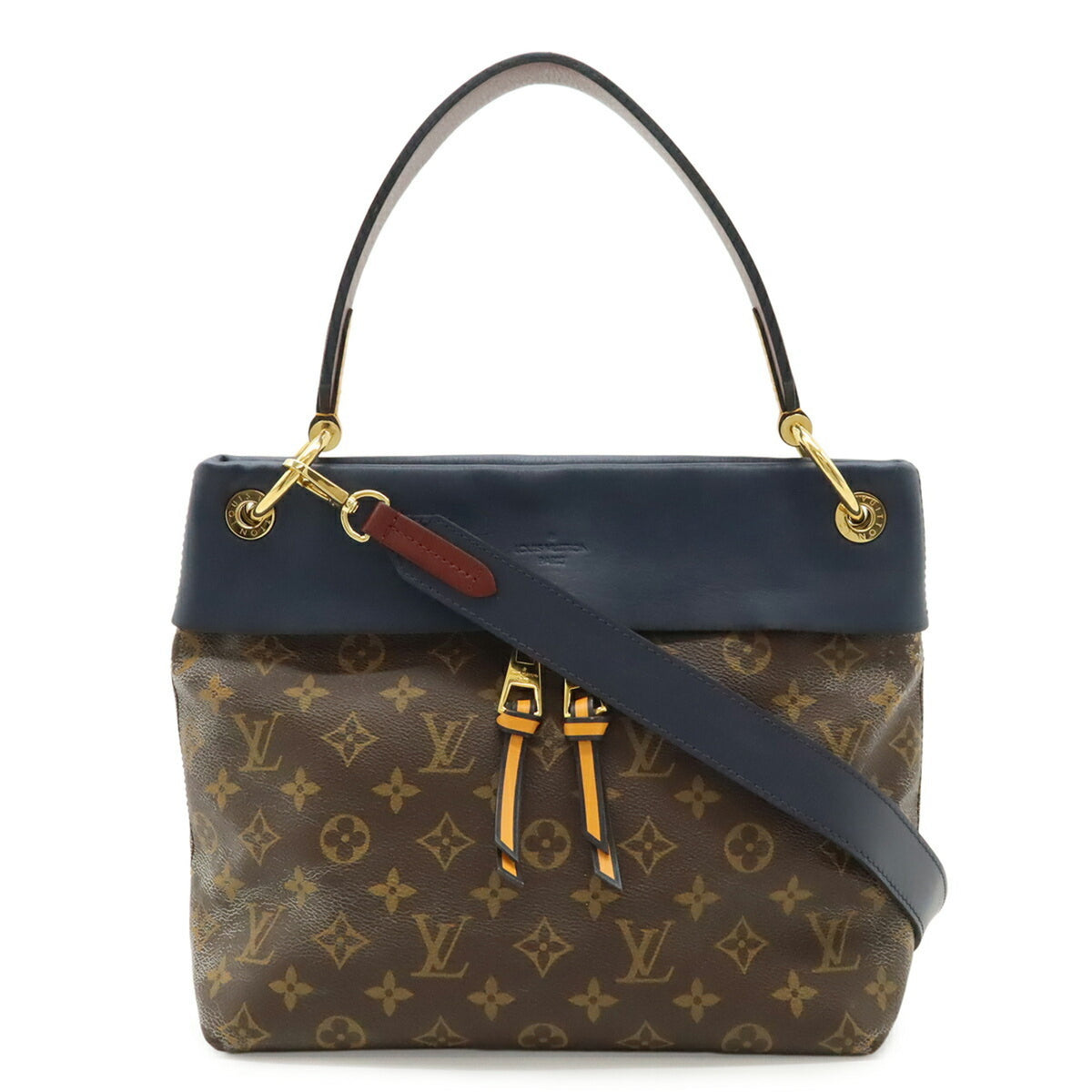 Louis Vuitton Monogram Bordeaux Monogram Leather Handbag Shoulder Bag (Pre-Owned)