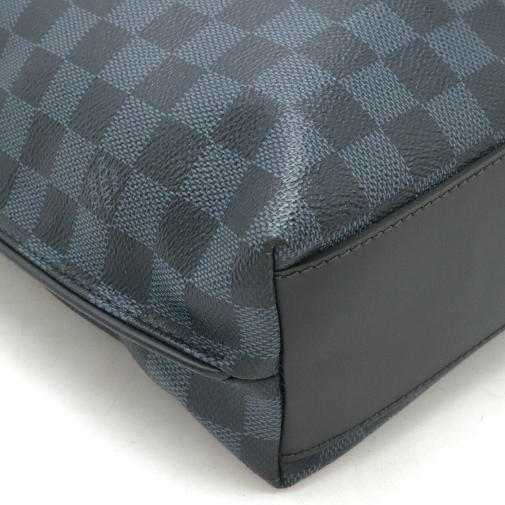 Louis Vuitton Black Pvc Shoulder Bag Tote Bag (Pre-Owned)
