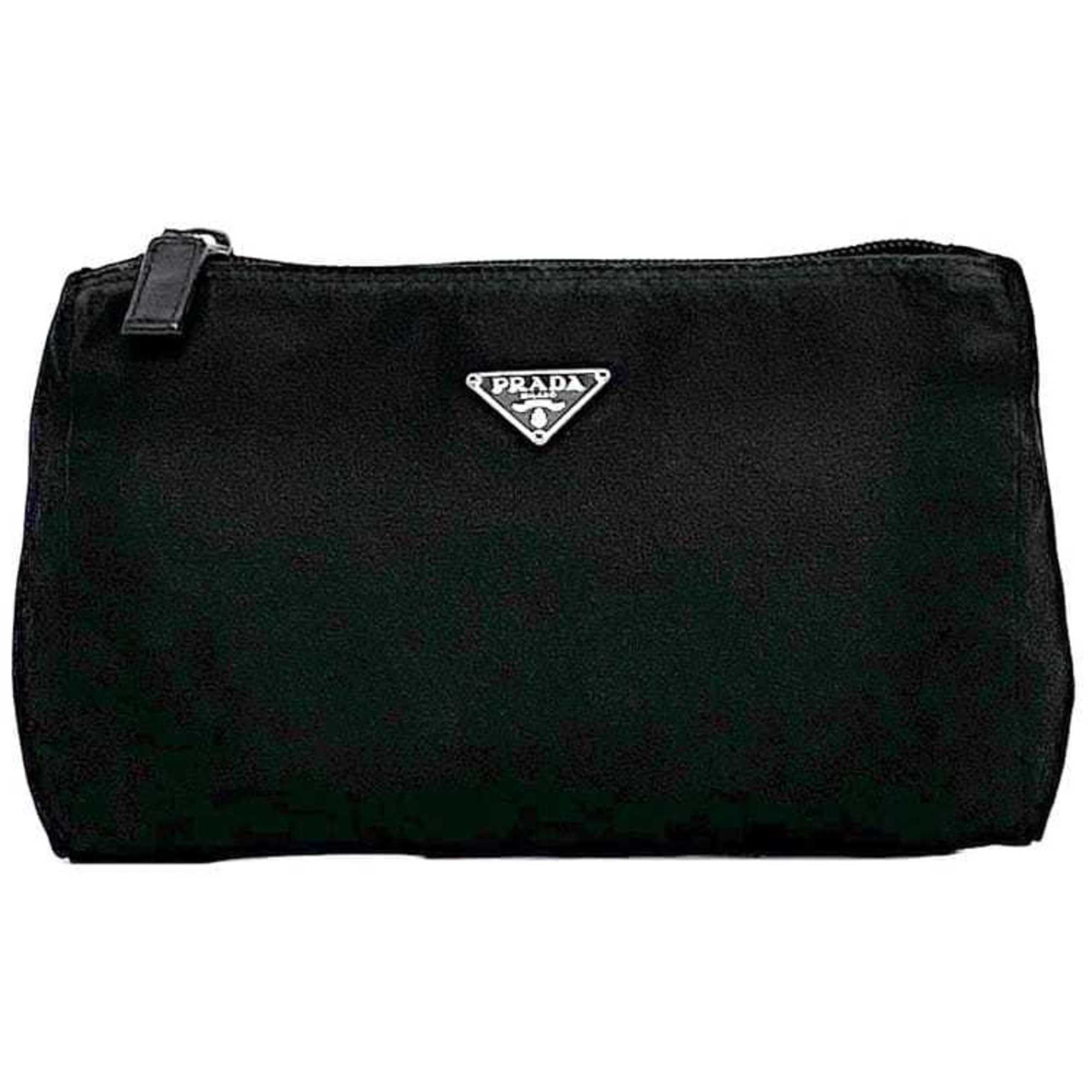 Prada Black Nero Nylon Pouch (Pre-Owned)