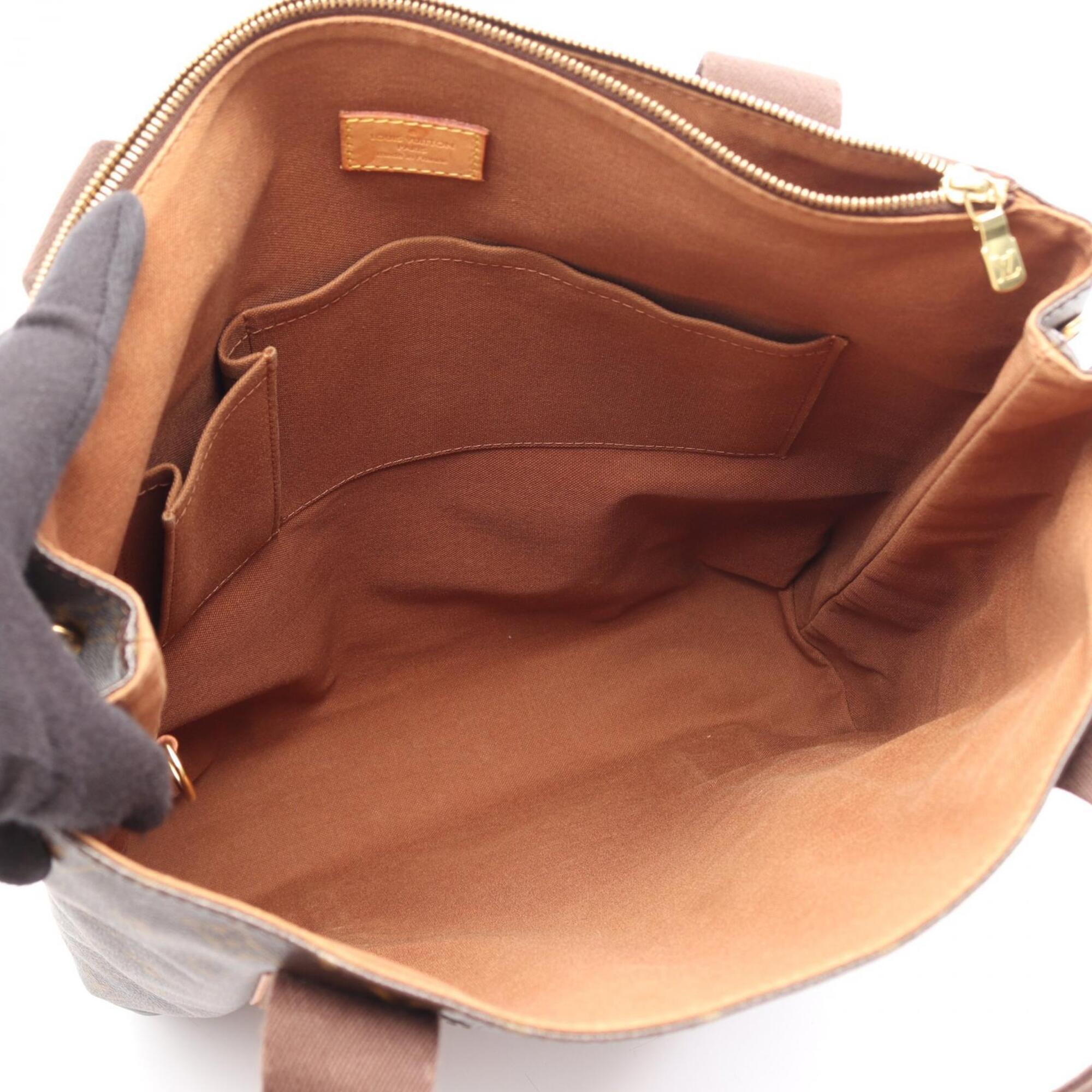 Louis Vuitton Brown Monogram Monogram Leather Handbag Tote Bag (Pre-Owned)