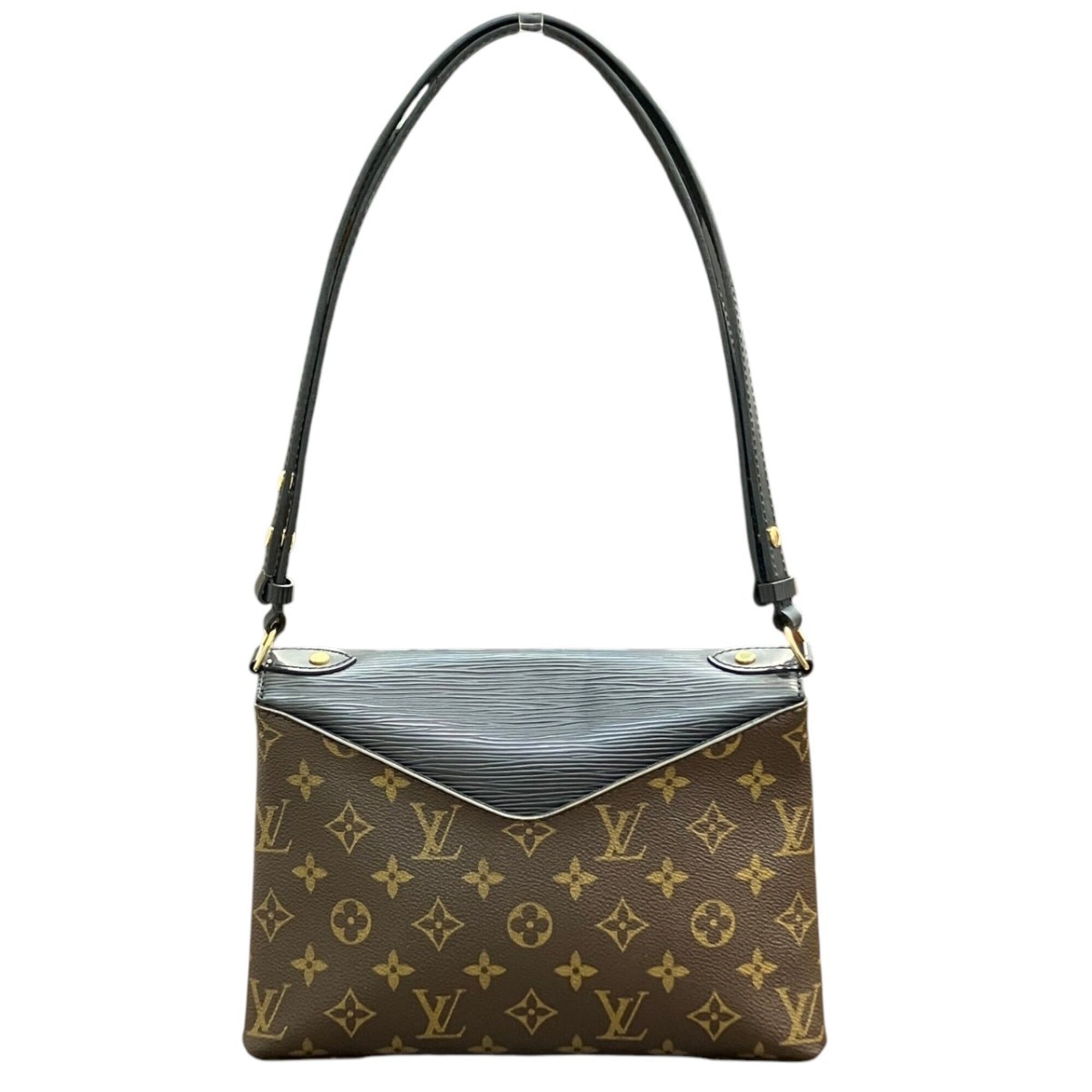 Louis Vuitton Monogram Brown Monogram Epi Leather Shoulder Bag (Pre-Owned)