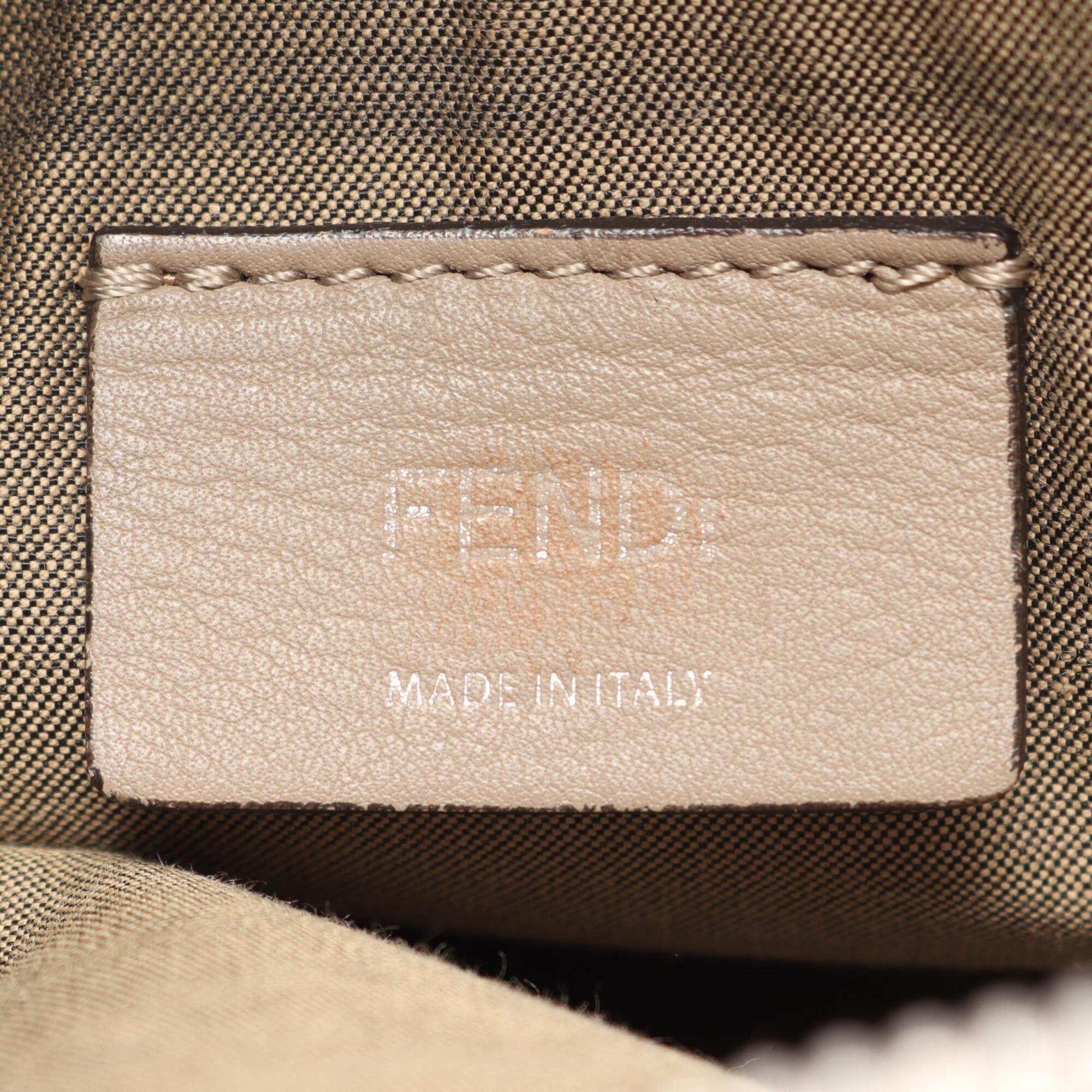 Fendi Beige Leather Handbag (Pre-Owned)