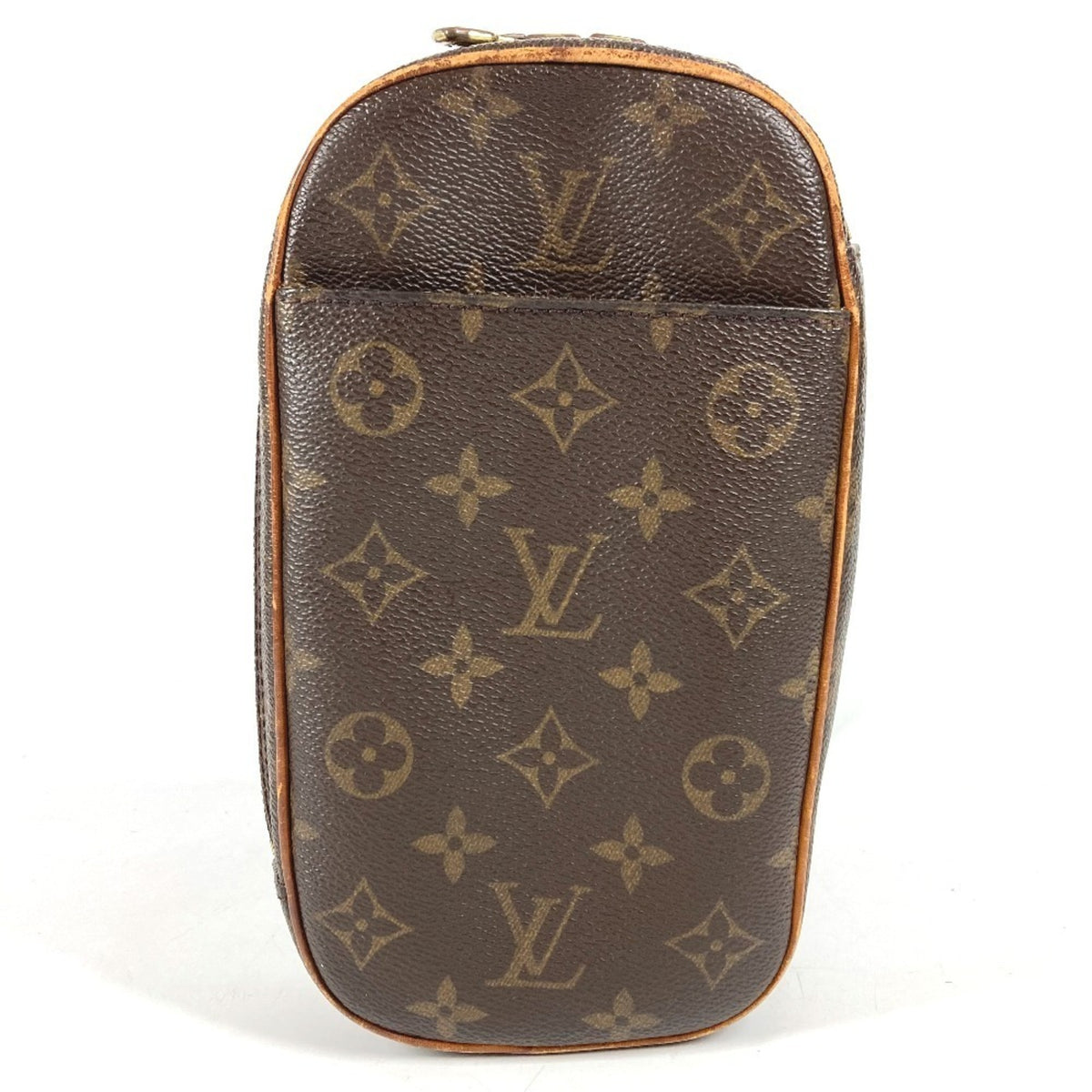 Louis Vuitton Brown Monogram Monogram Pochette Shoulder Bag Sling Bag (Pre-Owned)