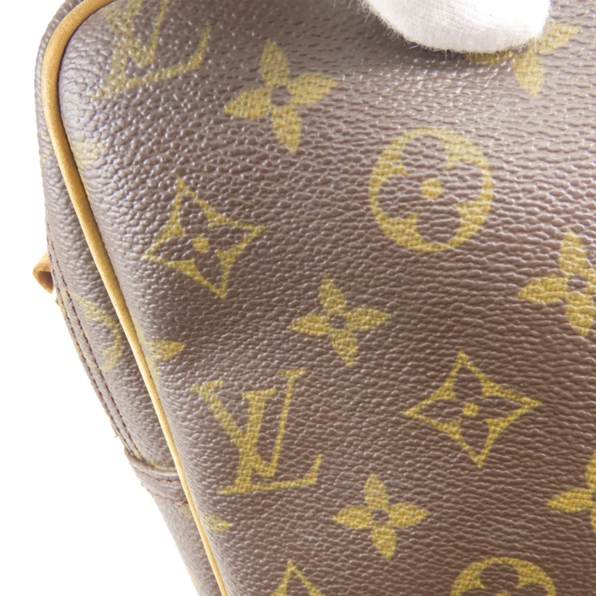 Louis Vuitton Brown Monogram Leather Shoulder Bag (Pre-Owned)