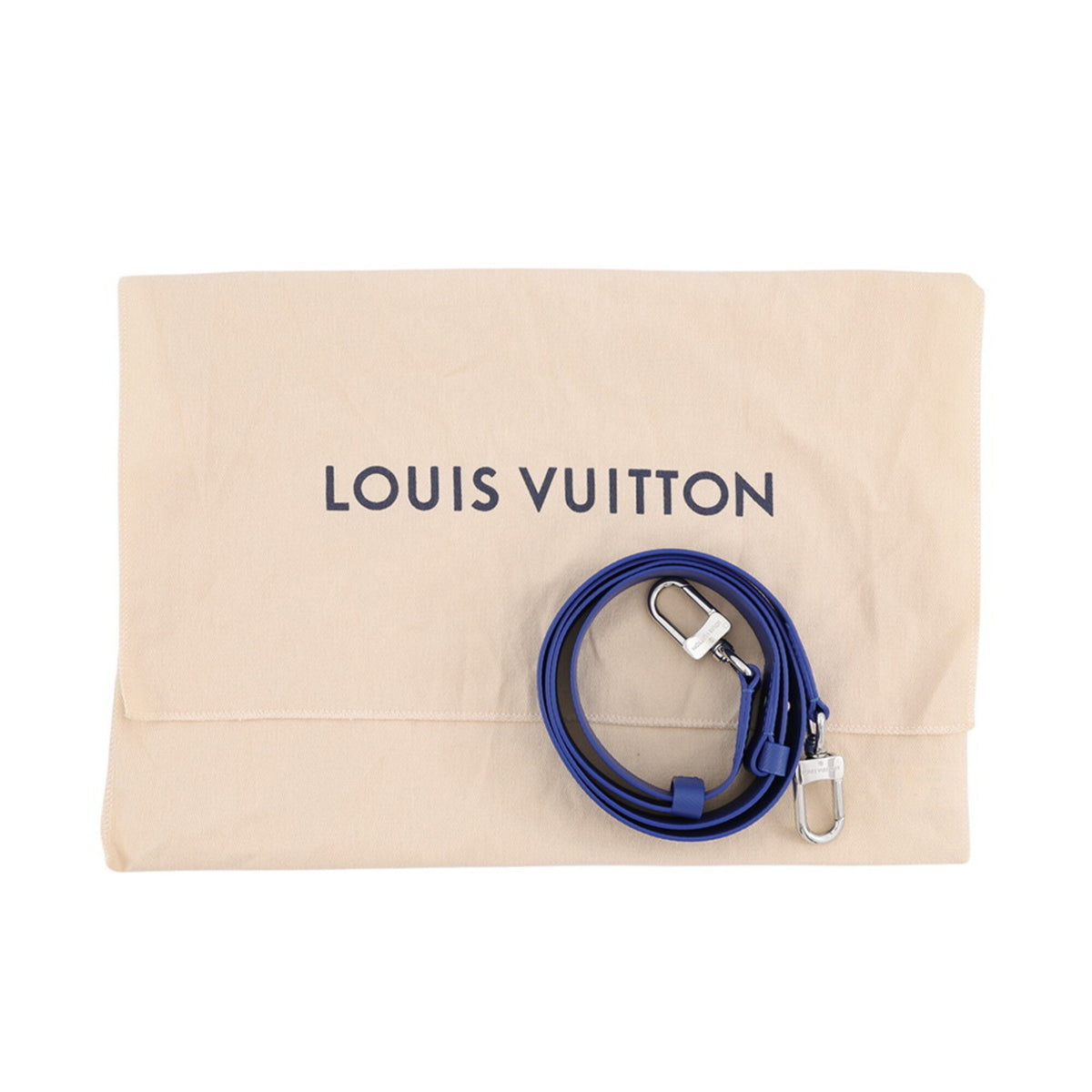 Louis Vuitton Saffron Leather Clutch Bag Handbag Shoulder Bag (Pre-Owned)