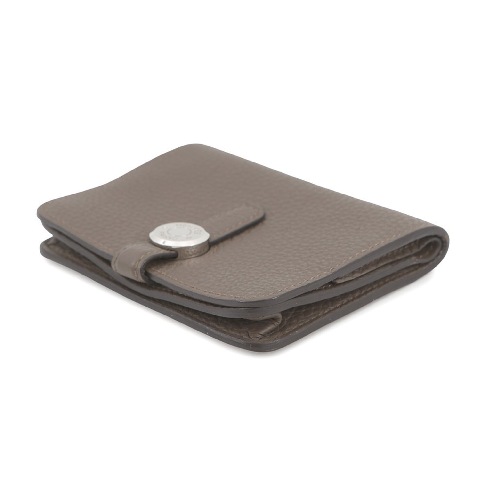 Hermes Dogon Etain Togo Leather Coin Purse/Coin Case (Pre-Owned)