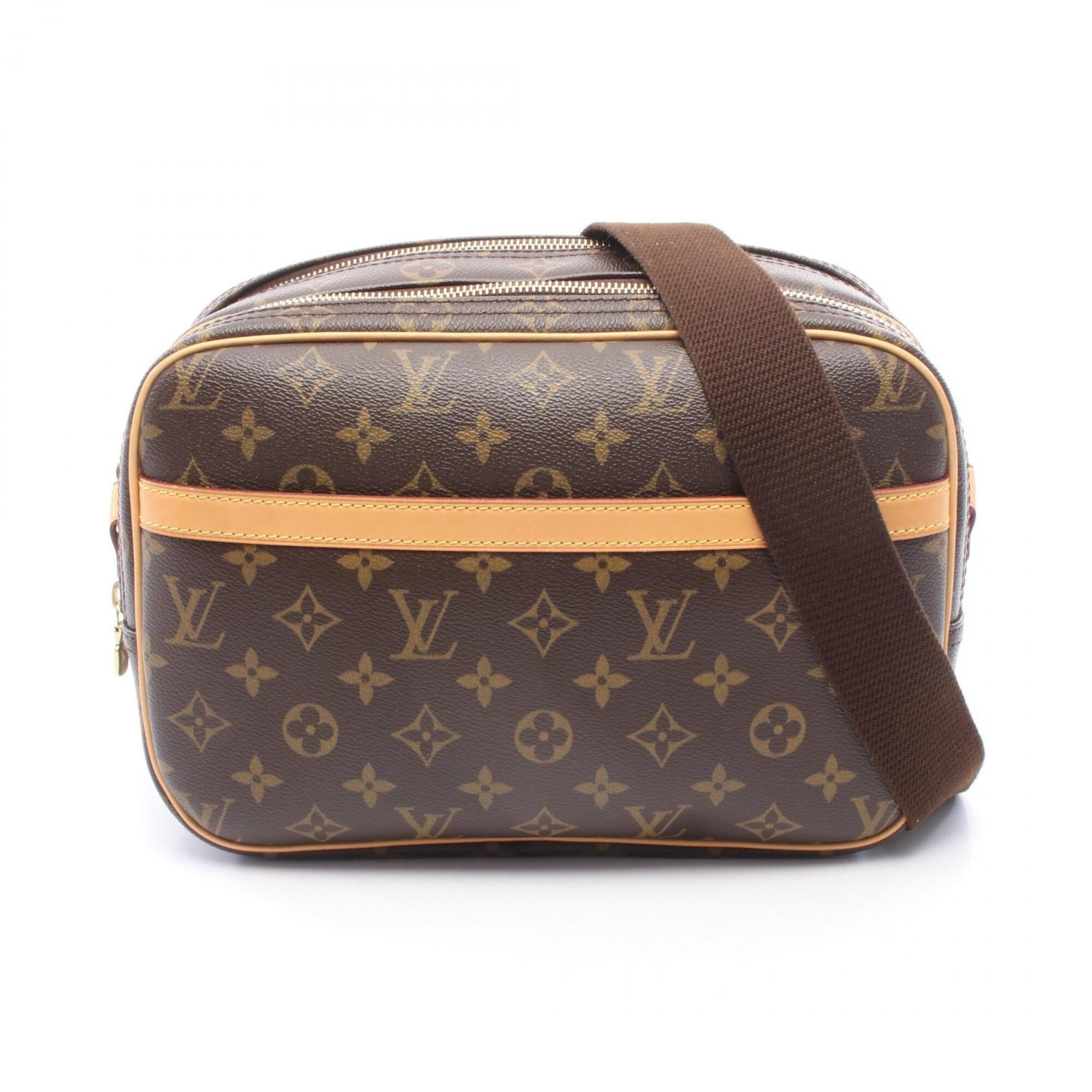 Louis Vuitton Brown Coated Canvas Monogram Pvc Leather Handbag Shoulder Bag (Pre-Owned)