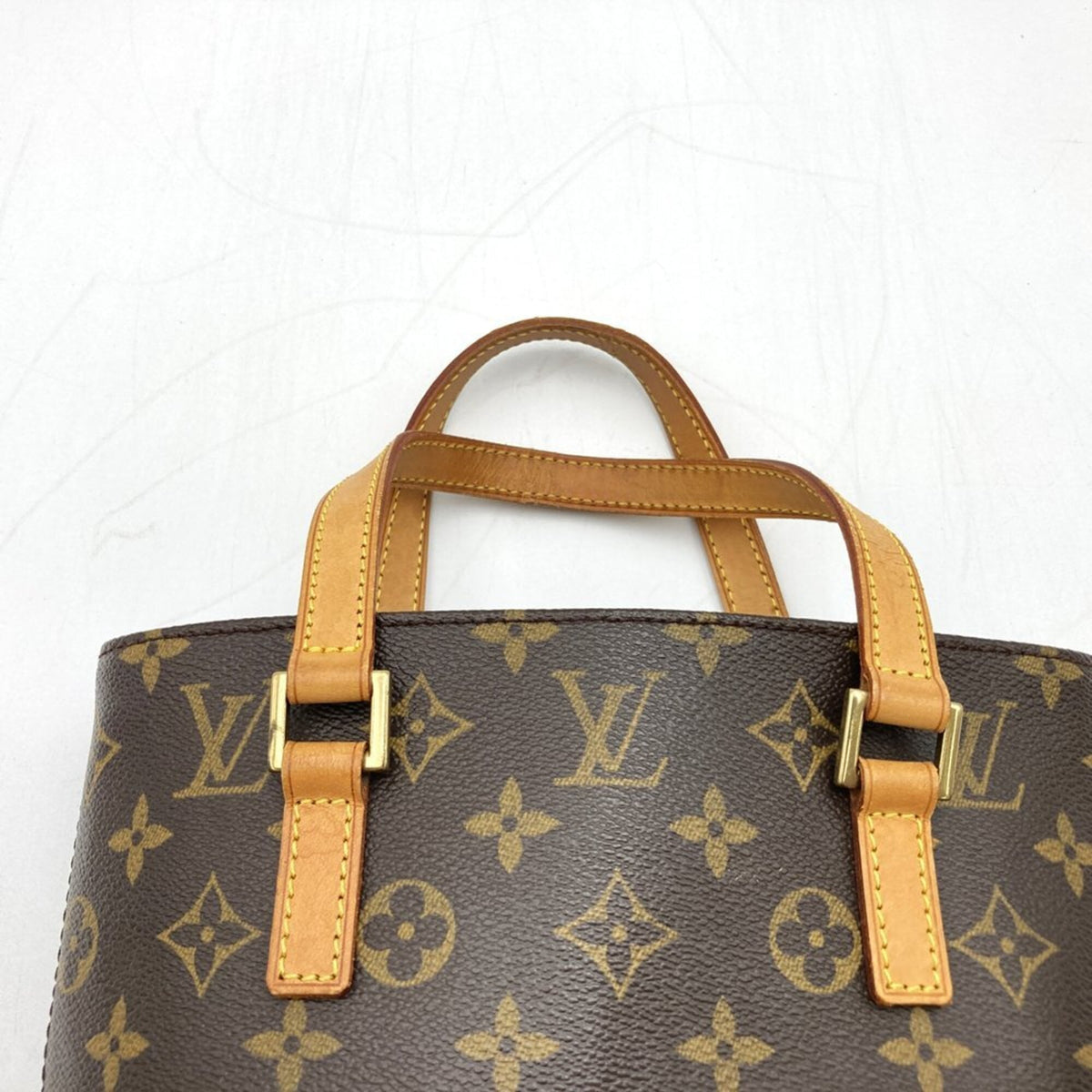 Louis Vuitton Brown Monogram Canvas Handbag (Pre-Owned)