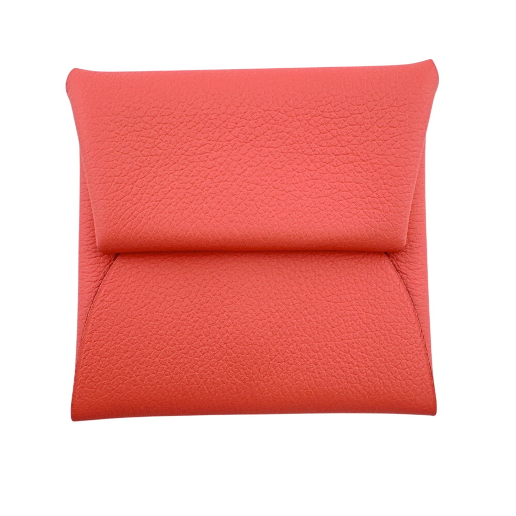 Hermes Pink Rose Azalee Coin Purse/Coin Case (Pre-Owned)