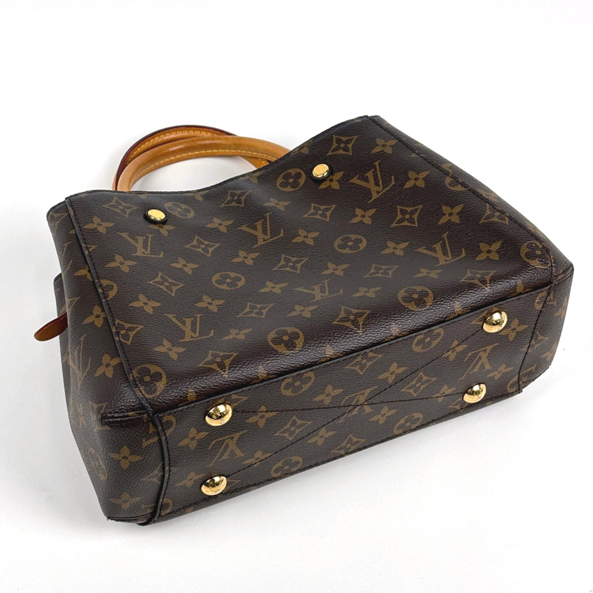 Louis Vuitton Brown Monogram Handbag Shoulder Bag (Pre-Owned)