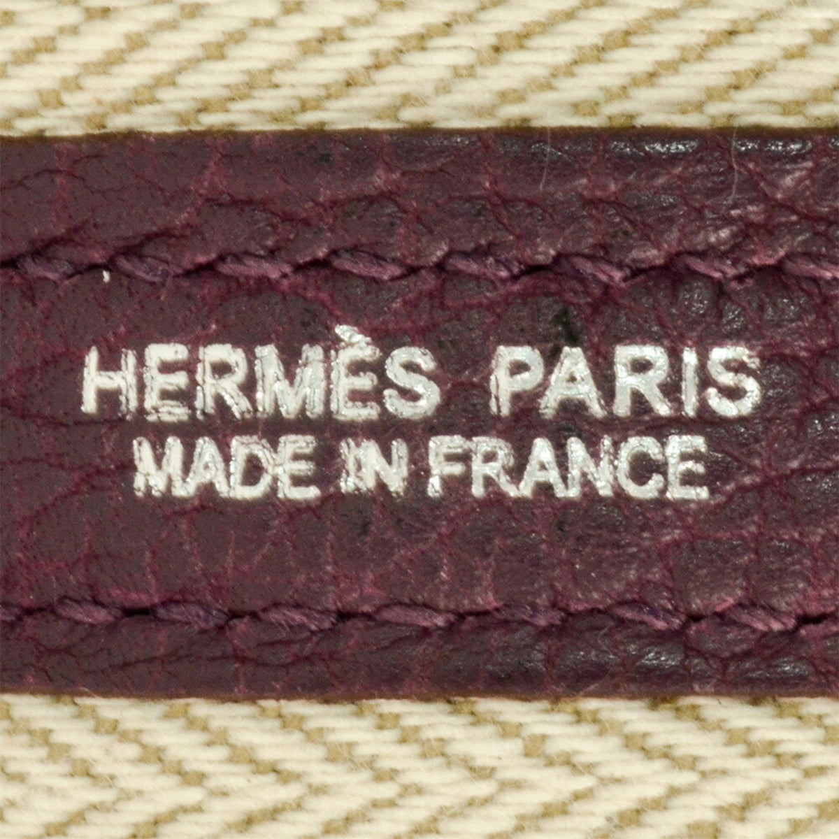 Hermes Cassis Purple Negonda Leather Tote Bag (Pre-Owned)