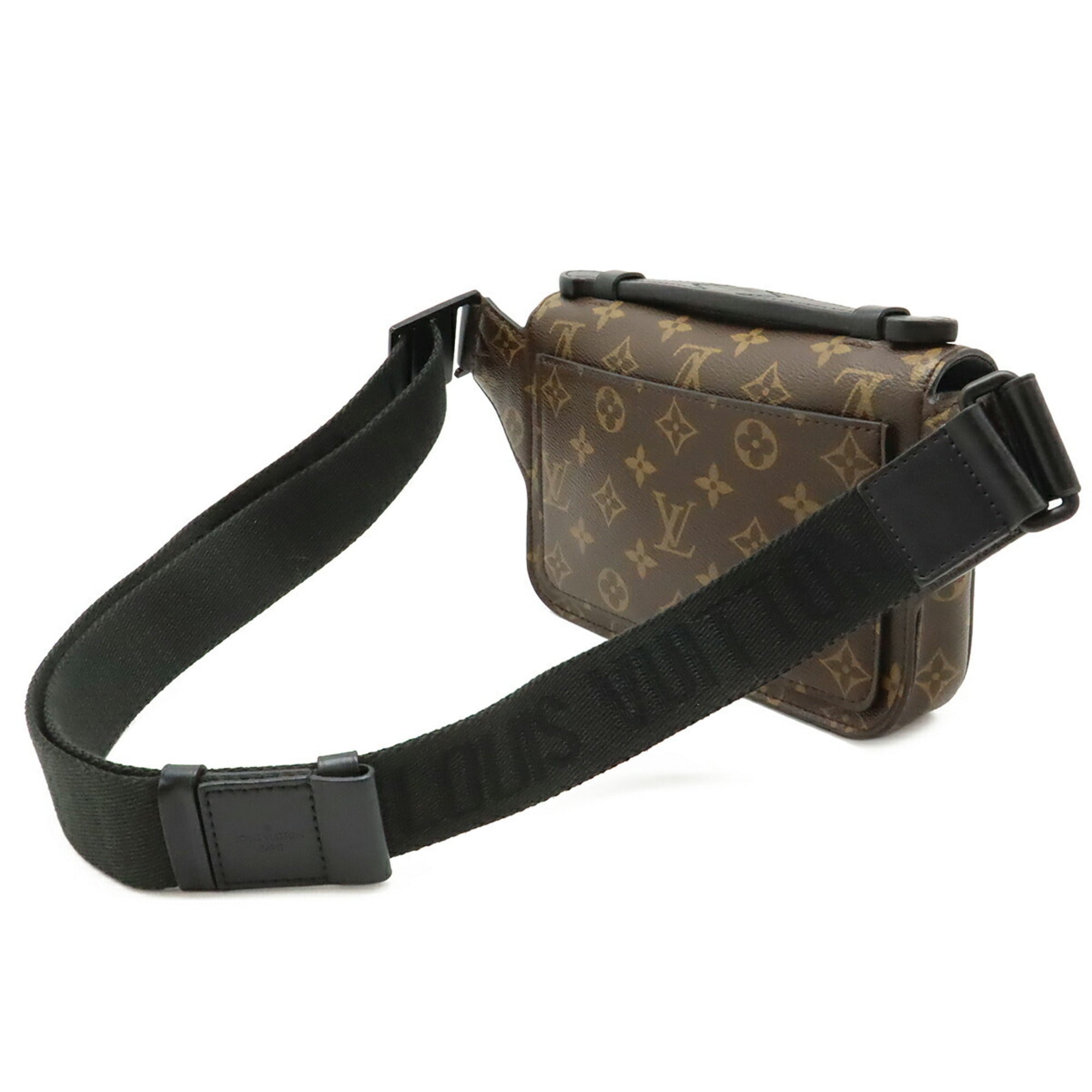 Louis Vuitton Noir Monogram Canvas Shoulder Bag Sling Bag (Pre-Owned)