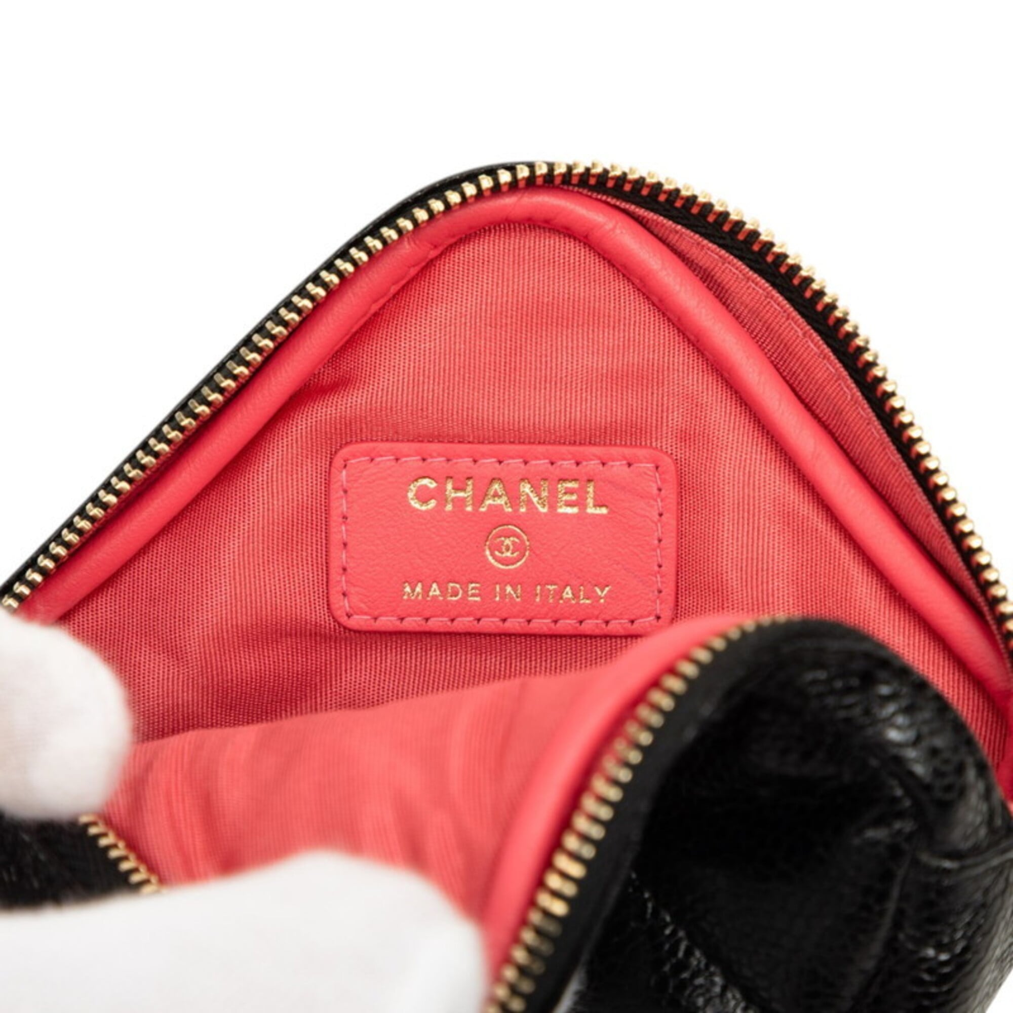 Chanel Black Grained Calfskin Fanny Pack (Pre-Owned)