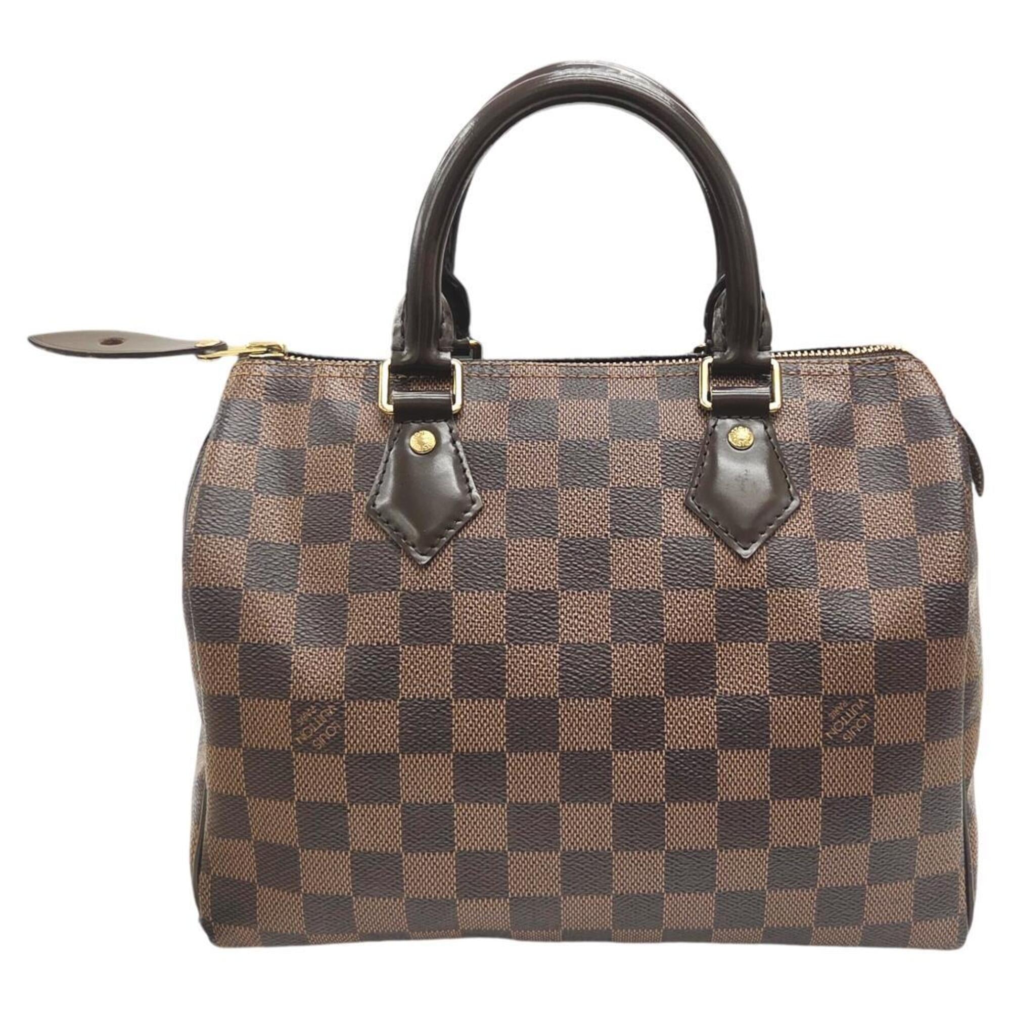 Louis Vuitton Brown Damier Canvas Handbag (Pre-Owned)