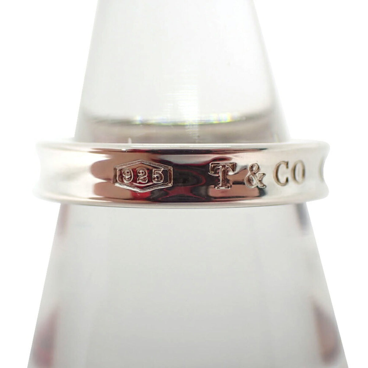 Tiffany Sterling Silver 925 Band Ring (Pre-Owned)