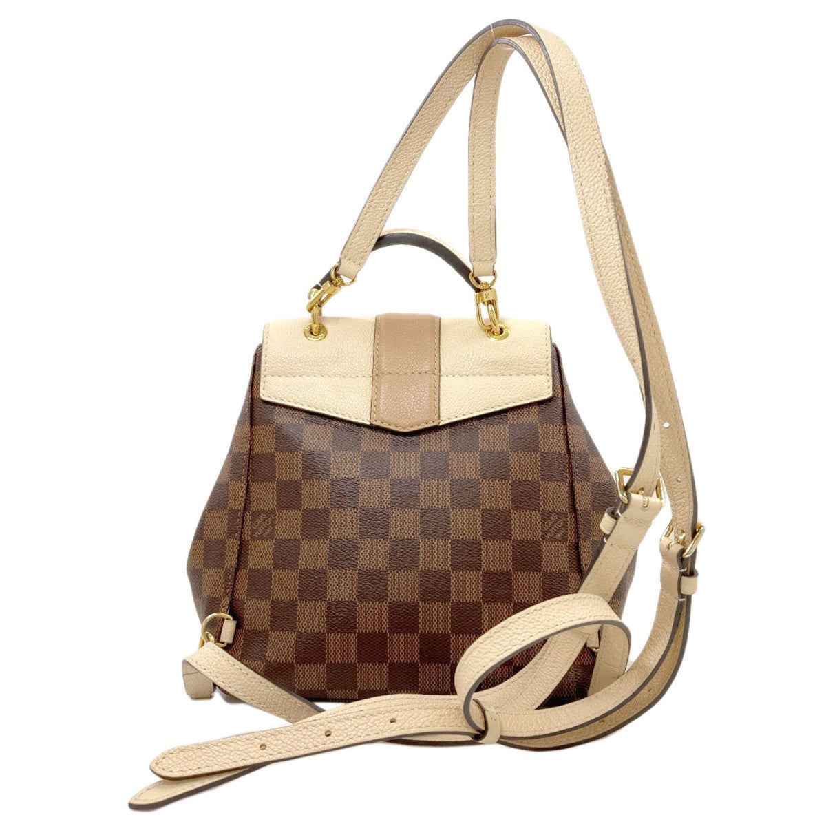 Louis Vuitton Damier Damier Canvas Ebene Damier Canvas Backpack (Pre-Owned)