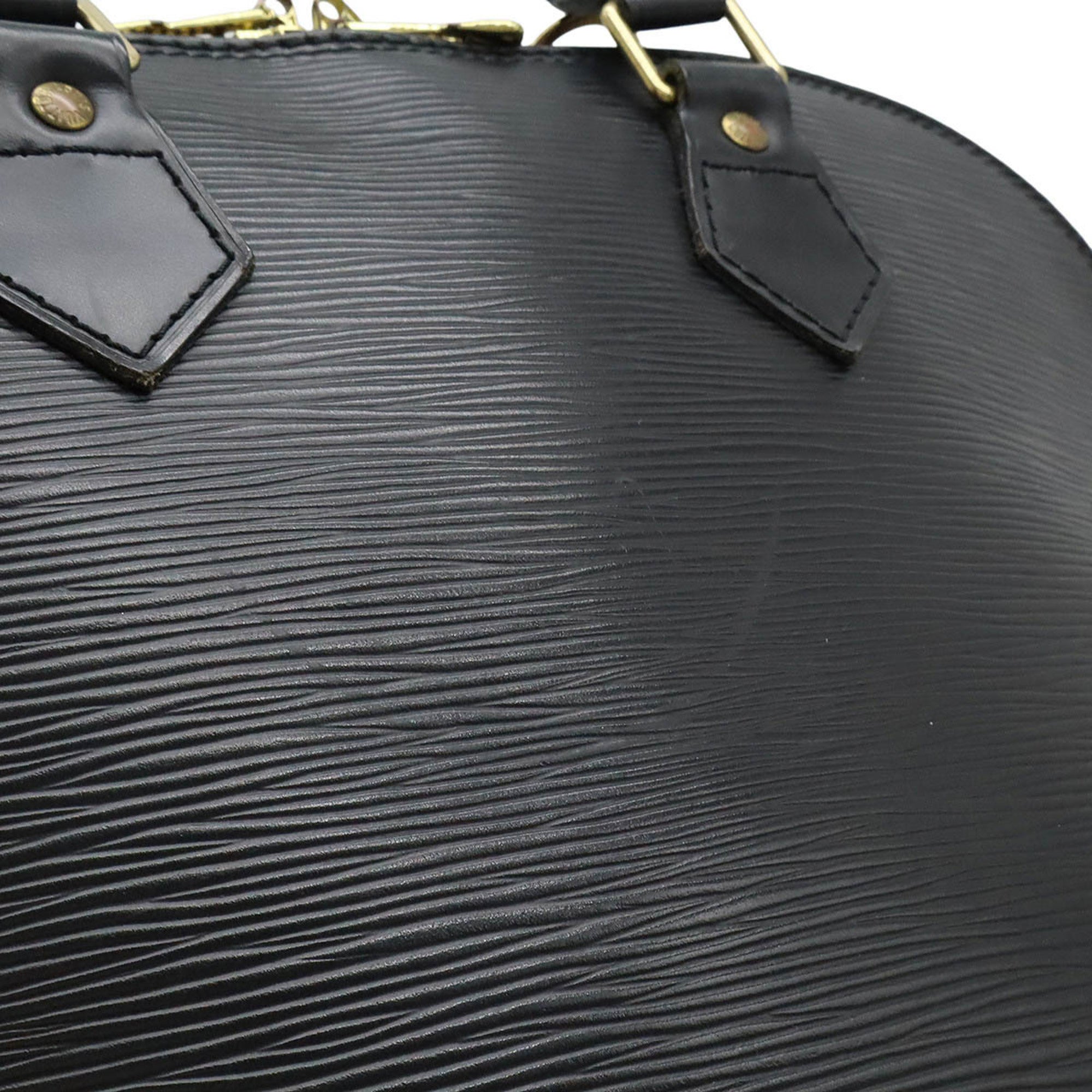 Louis Vuitton Epi Black Noir Epi Leather Handbag (Pre-Owned)