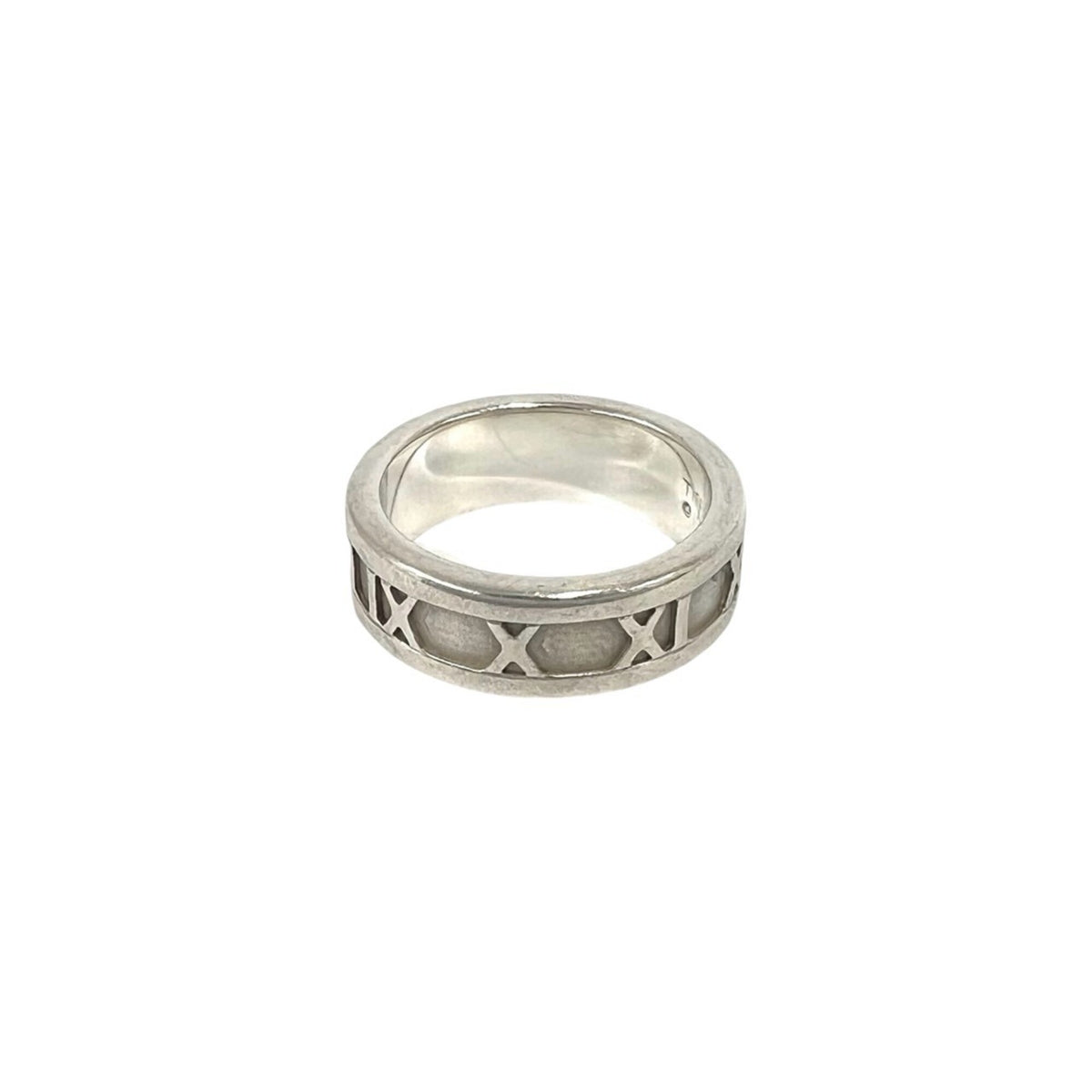 Tiffany Silver Silver 925 Band Ring (Pre-Owned)