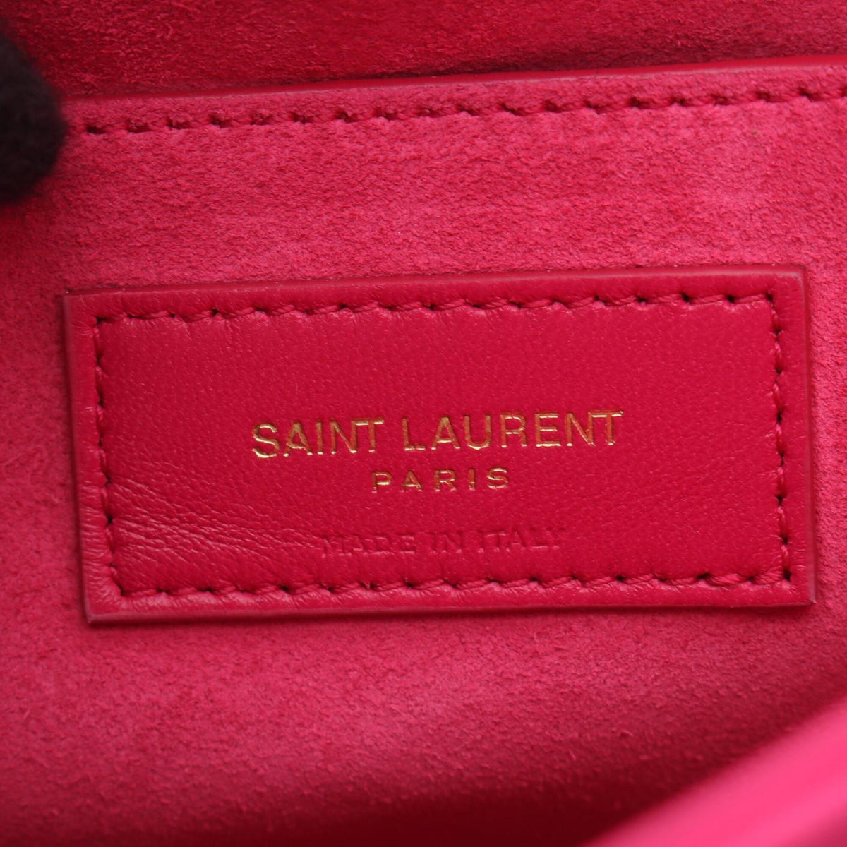 Saint Laurent Pink Leather Handbag Shoulder Bag (Pre-Owned)