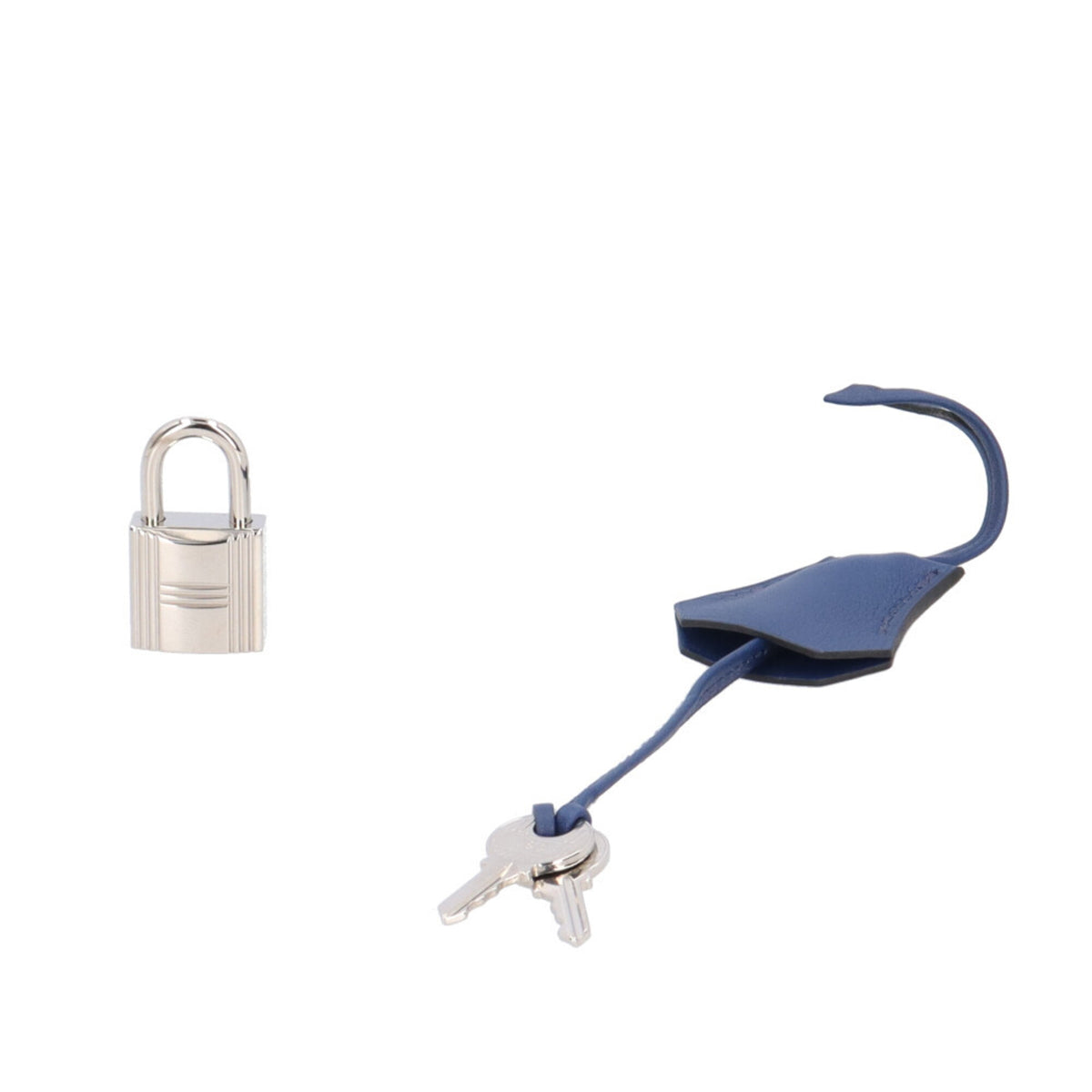 Hermes Bleu Saphir Blue Swift Leather Handbag (Pre-Owned)