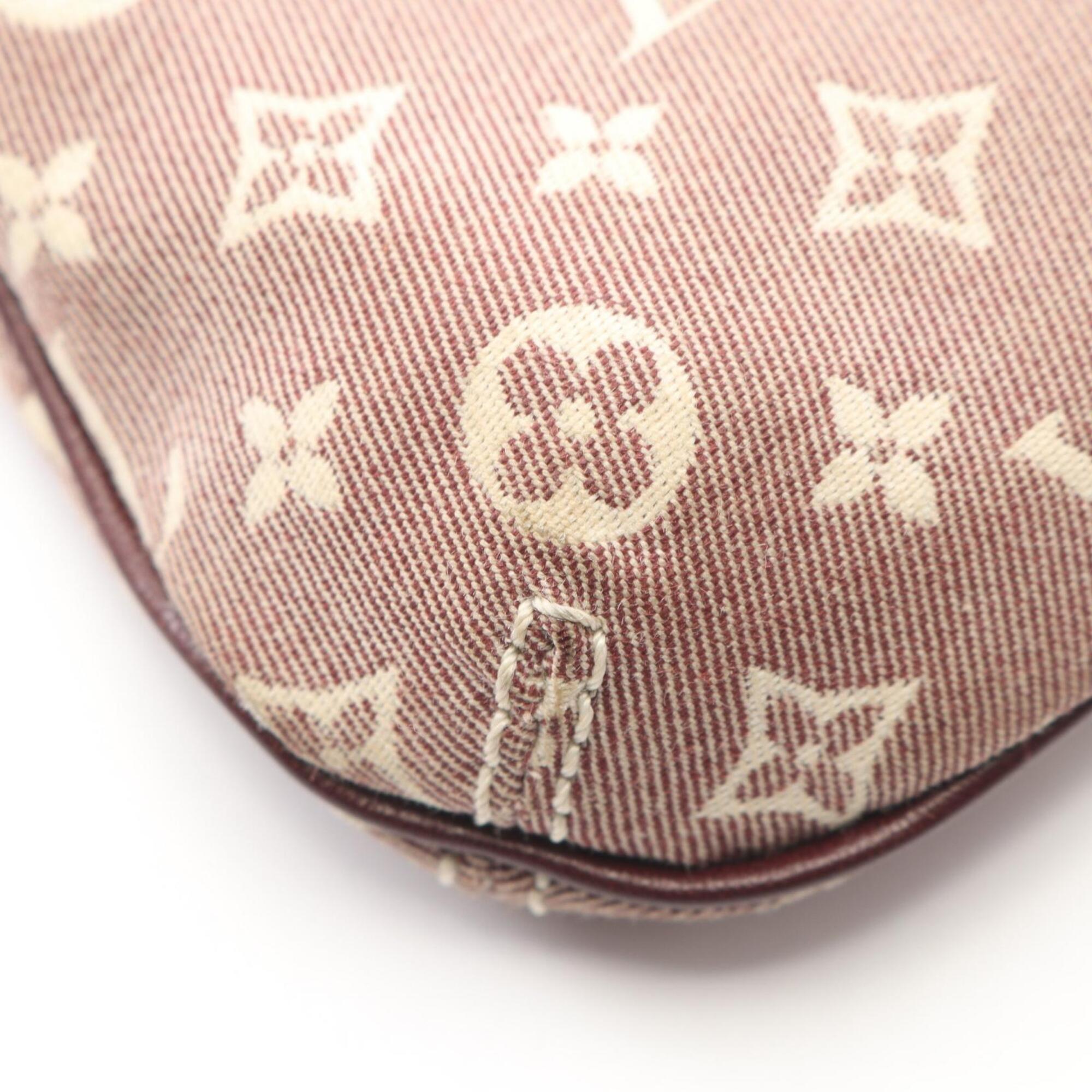 Louis Vuitton Bordeaux Sepia Canvas Leather Handbag (Pre-Owned)