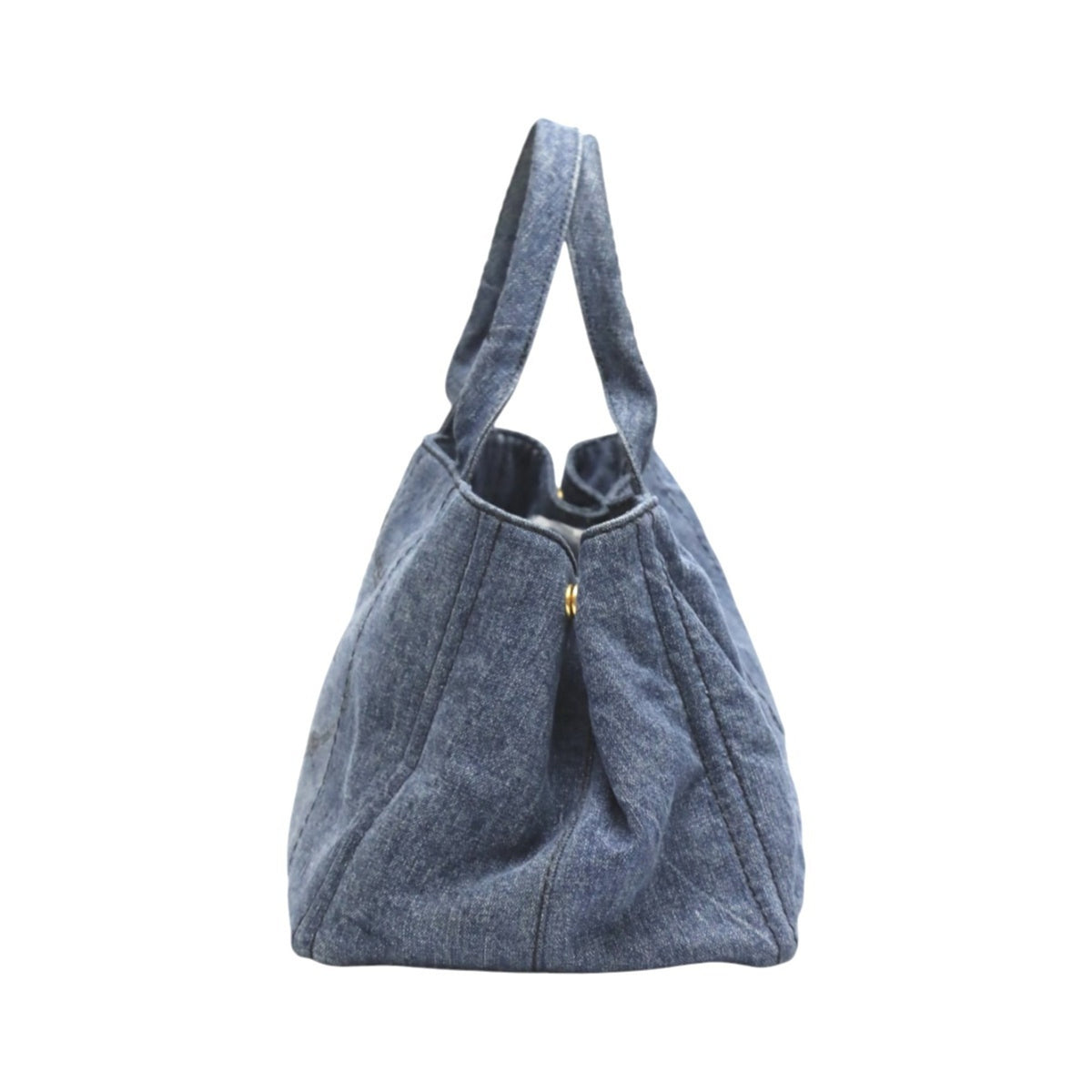 Prada Blue Denim Tote Bag (Pre-Owned)