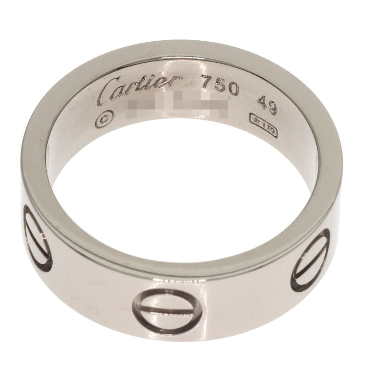 Cartier White Gold (18K) Band Ring (Pre-Owned)