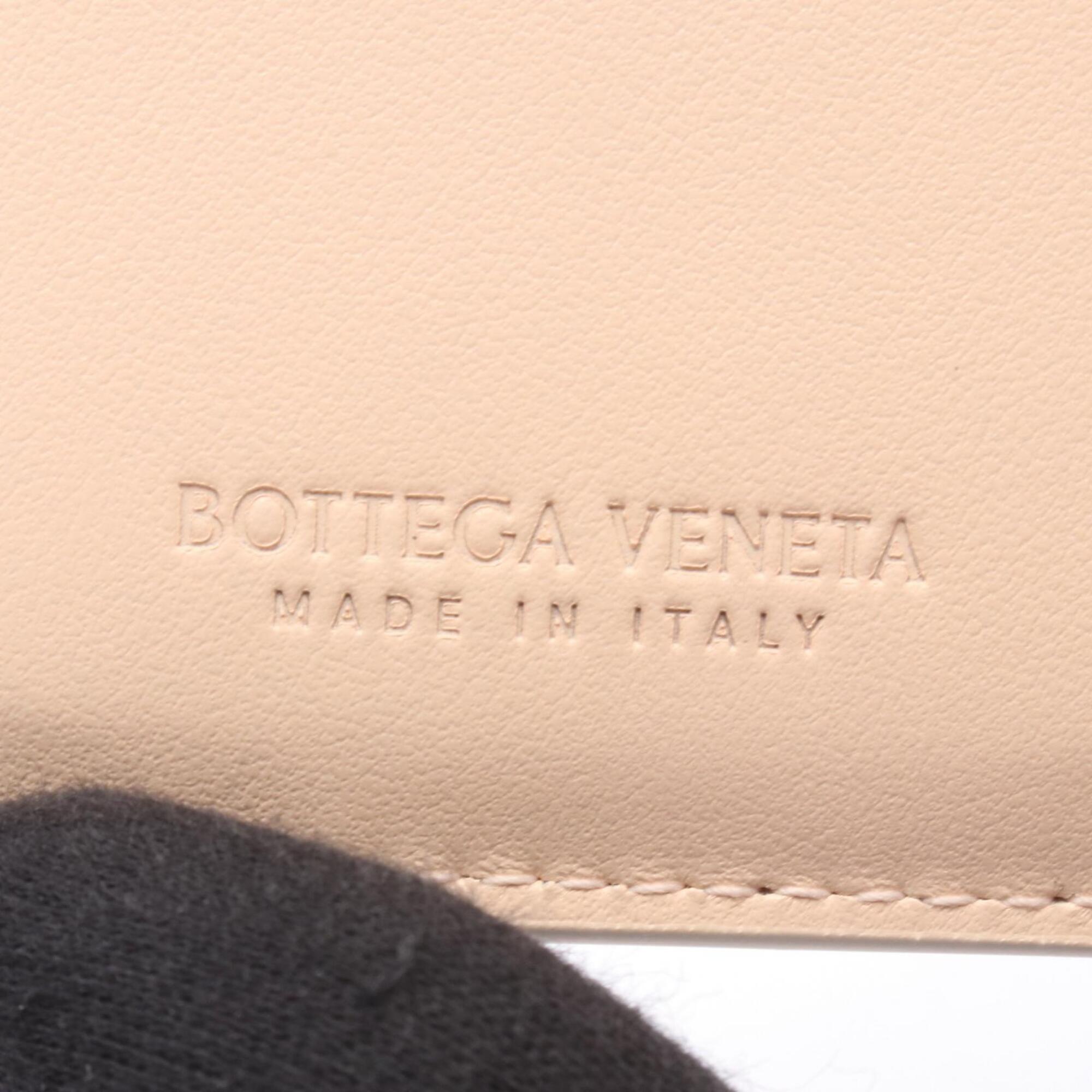 Bottega Veneta Pink Leather Wallet (Tri-Fold) (Pre-Owned)