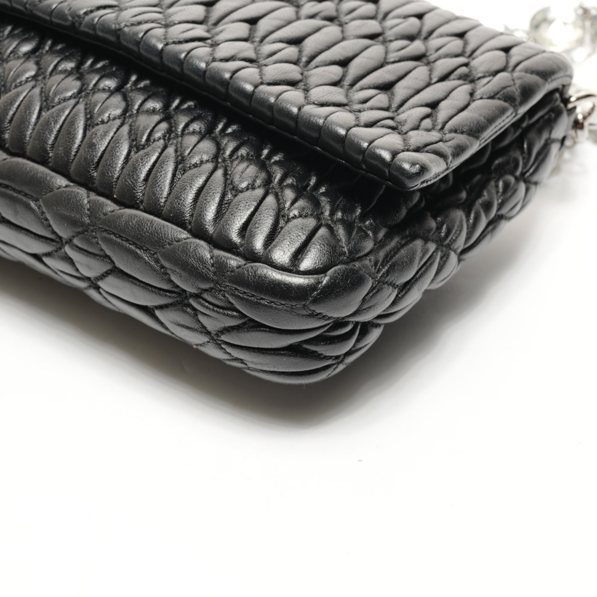 Miu Miu Black Leather Shoulder Bag (Pre-Owned)