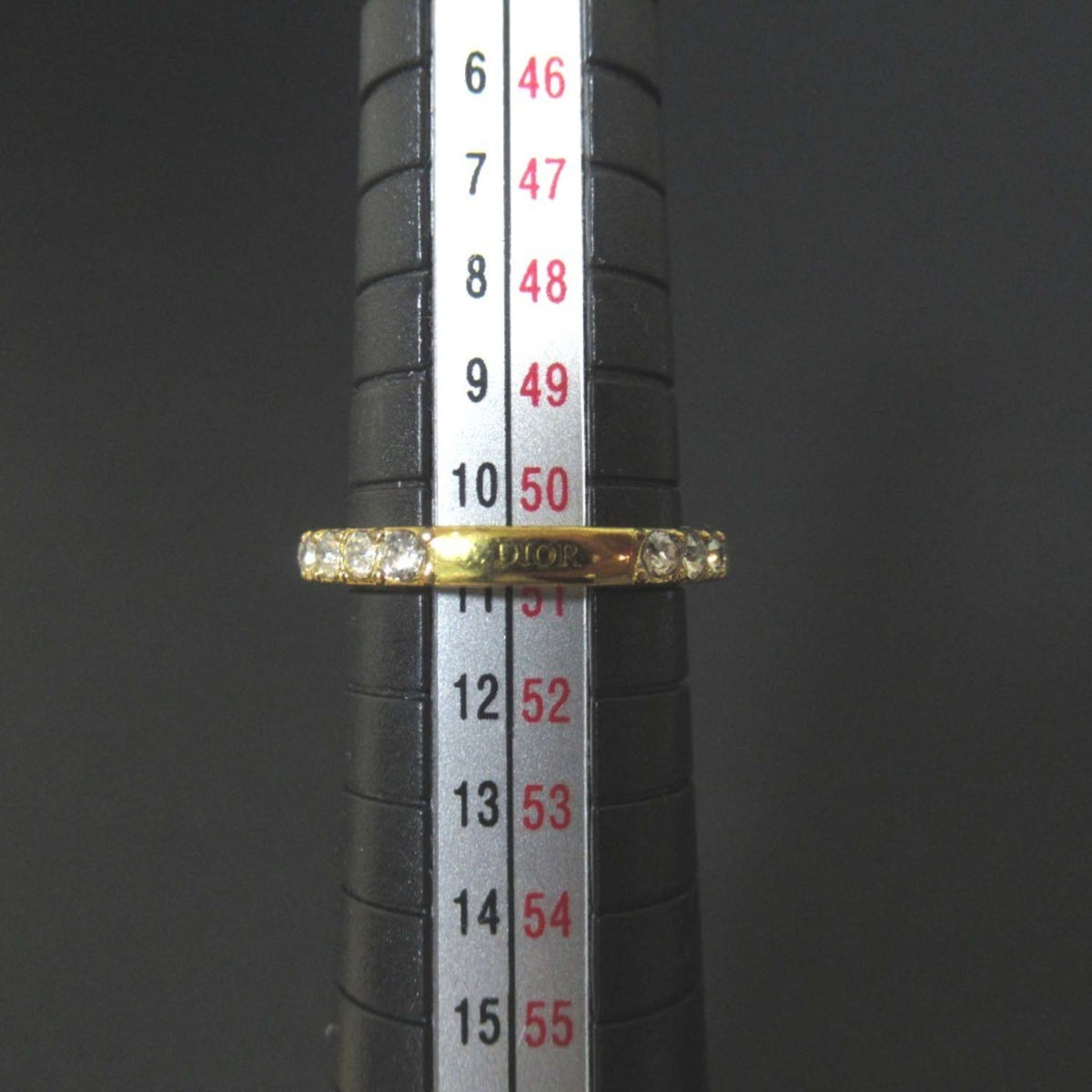 Christian Dior Gold Band Ring (Pre-Owned)