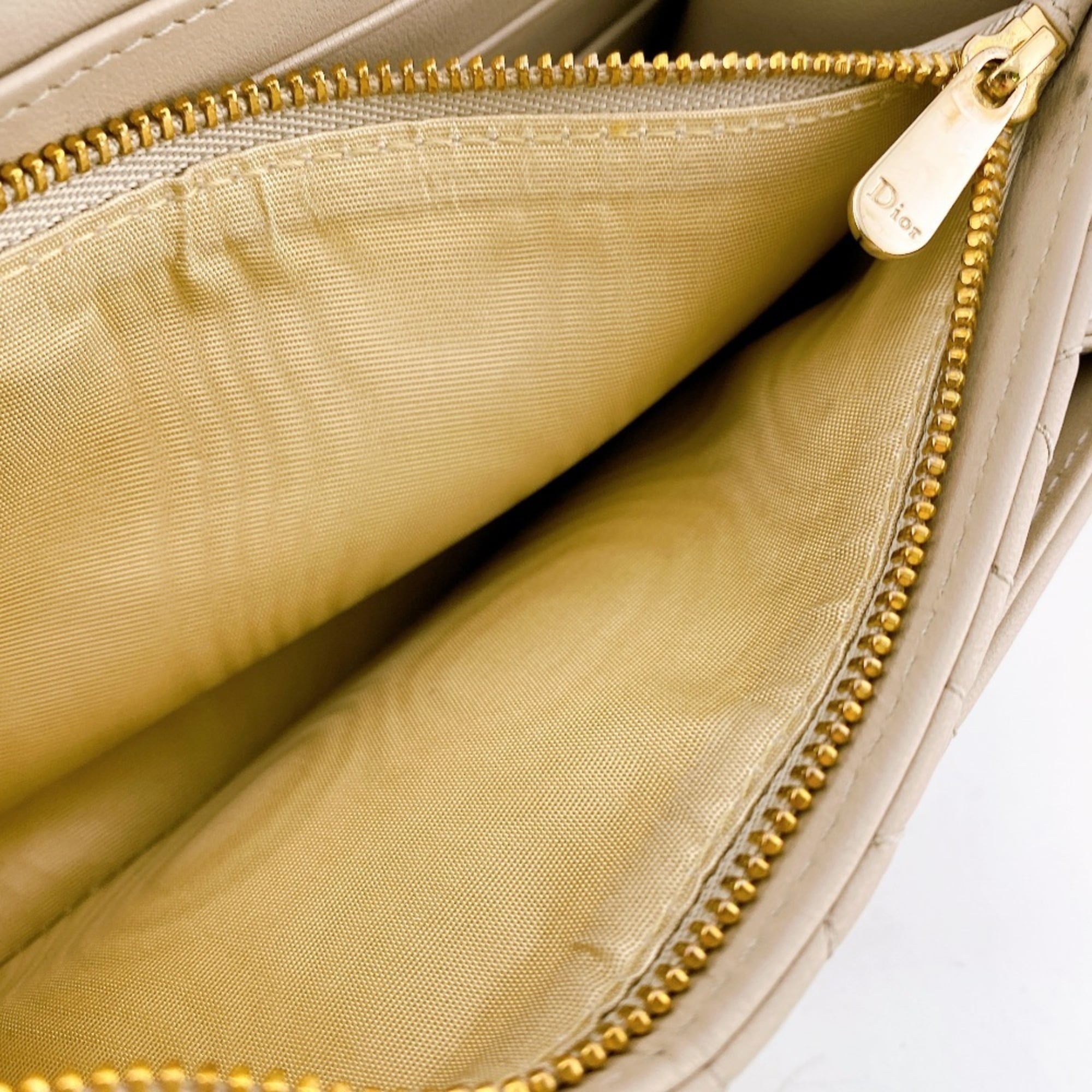 Christian Dior Beige Leather (Pre-Owned)