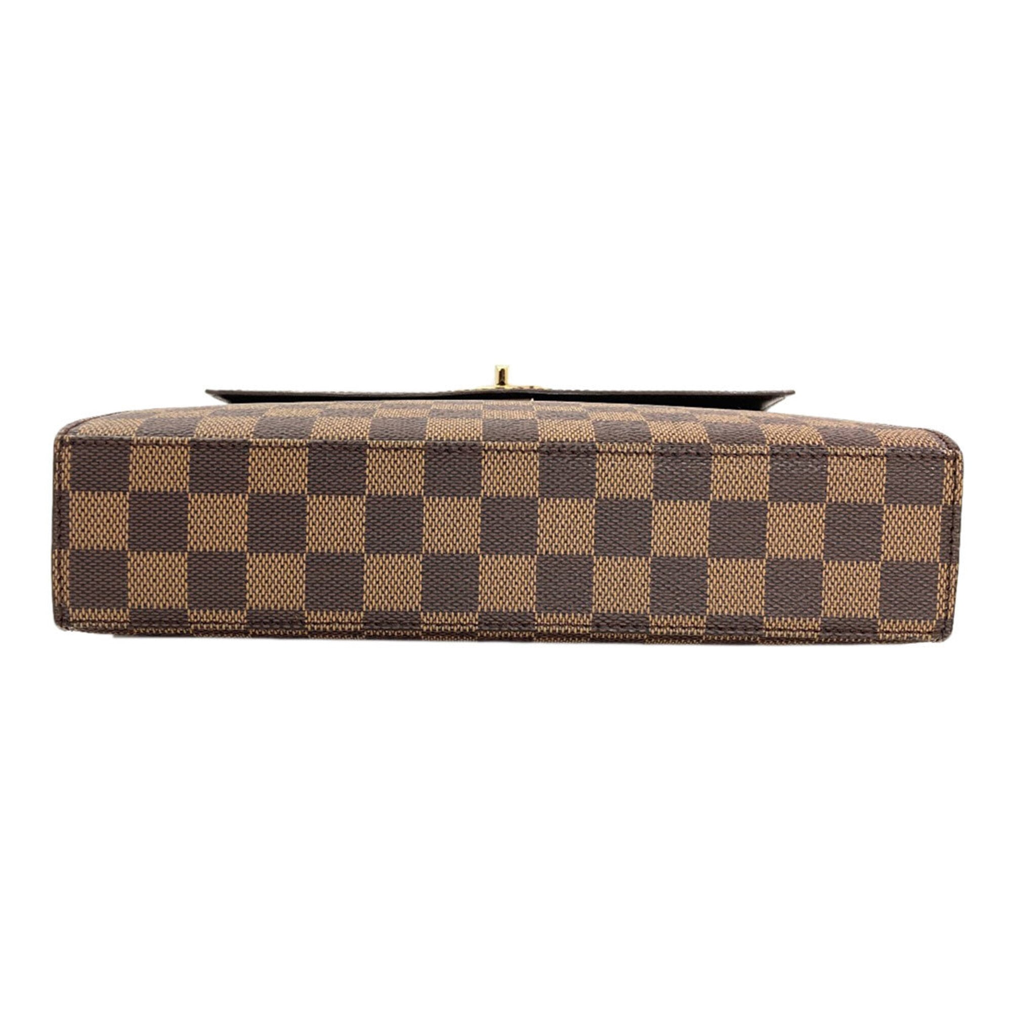 Louis Vuitton Damier Damier Canvas Ebene Damier Canvas Handbag (Pre-Owned)