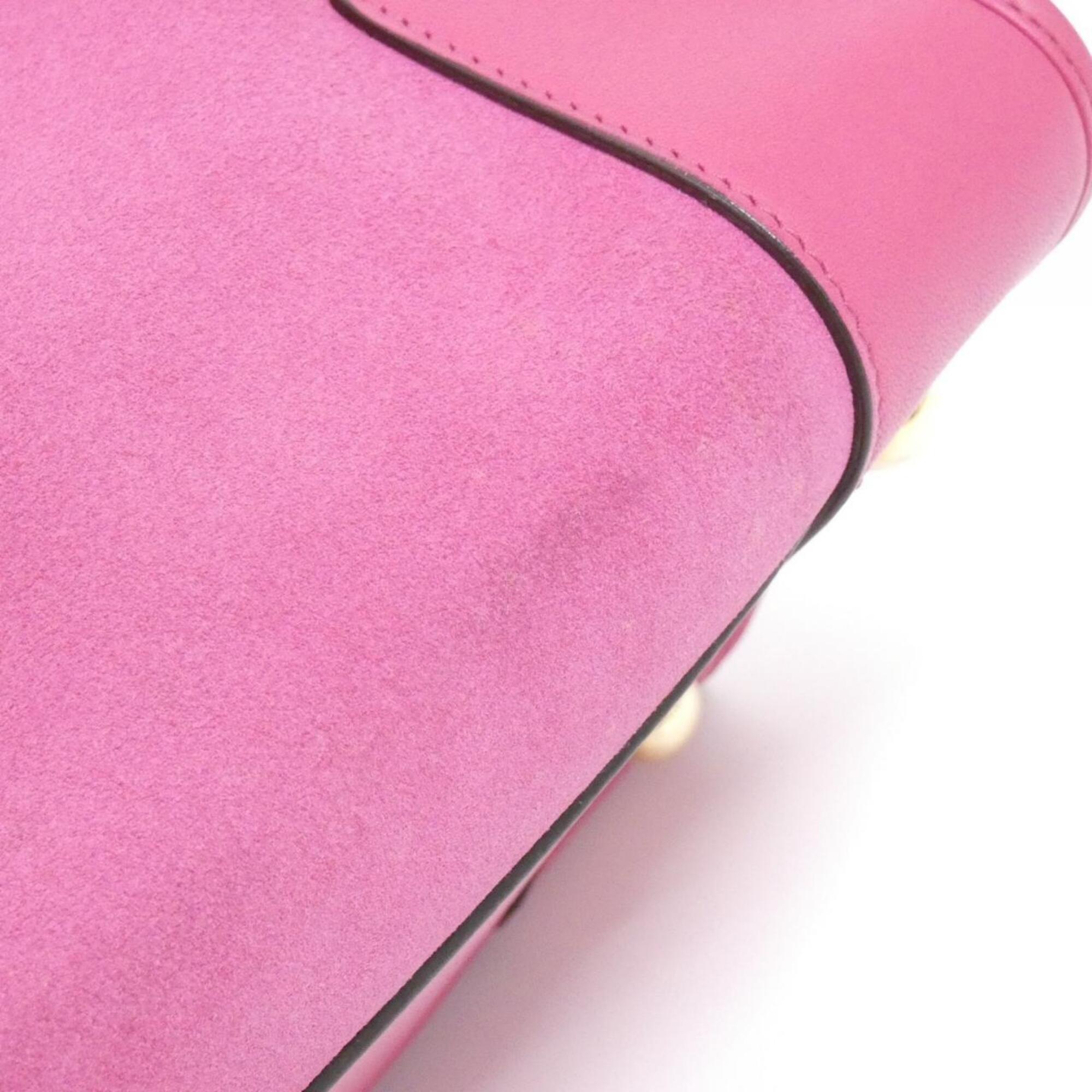 Loewe Pink Suede Leather Handbag (Pre-Owned)