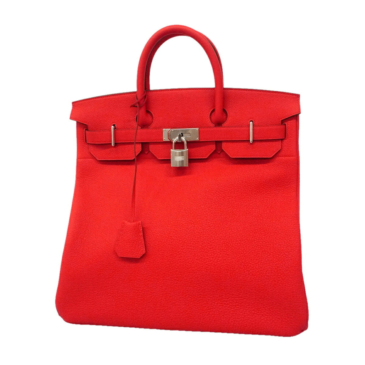Hermes Red Color Togo Leather Handbag (Pre-Owned)